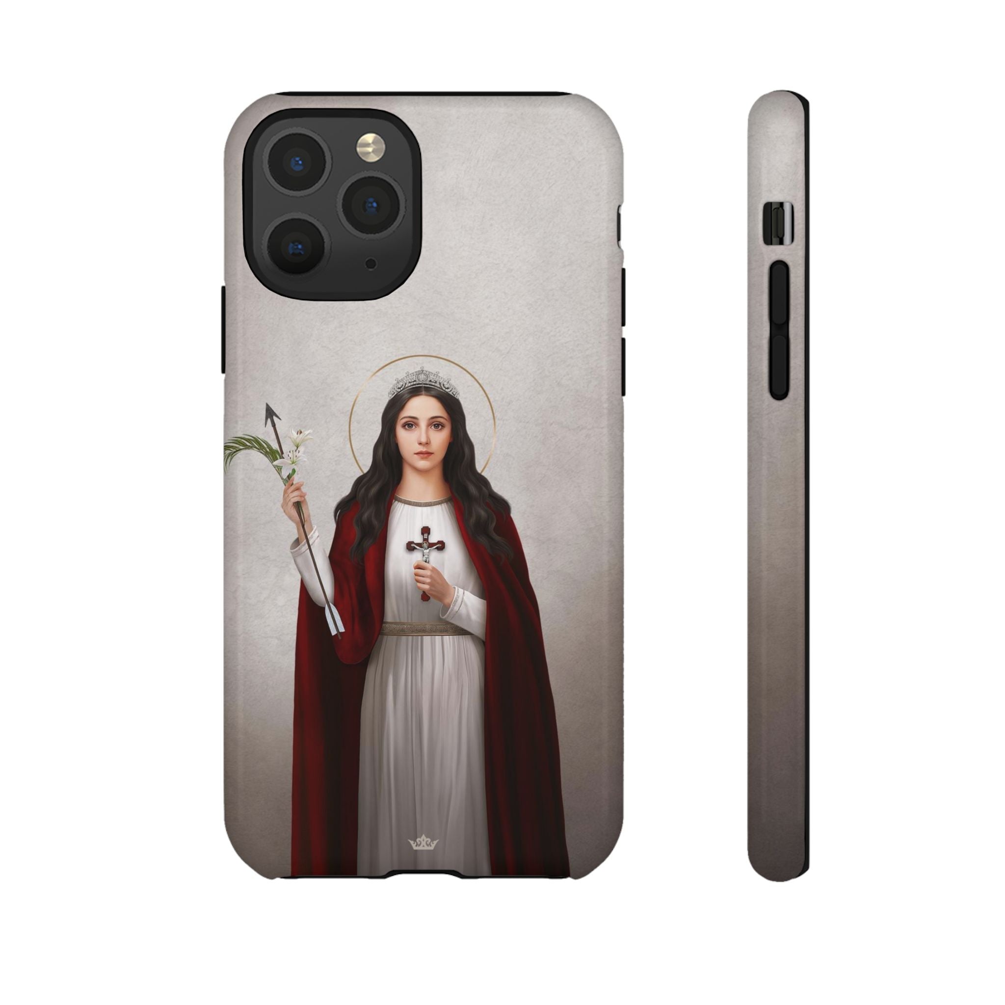St. Philomena Hard Phone Case (Light)