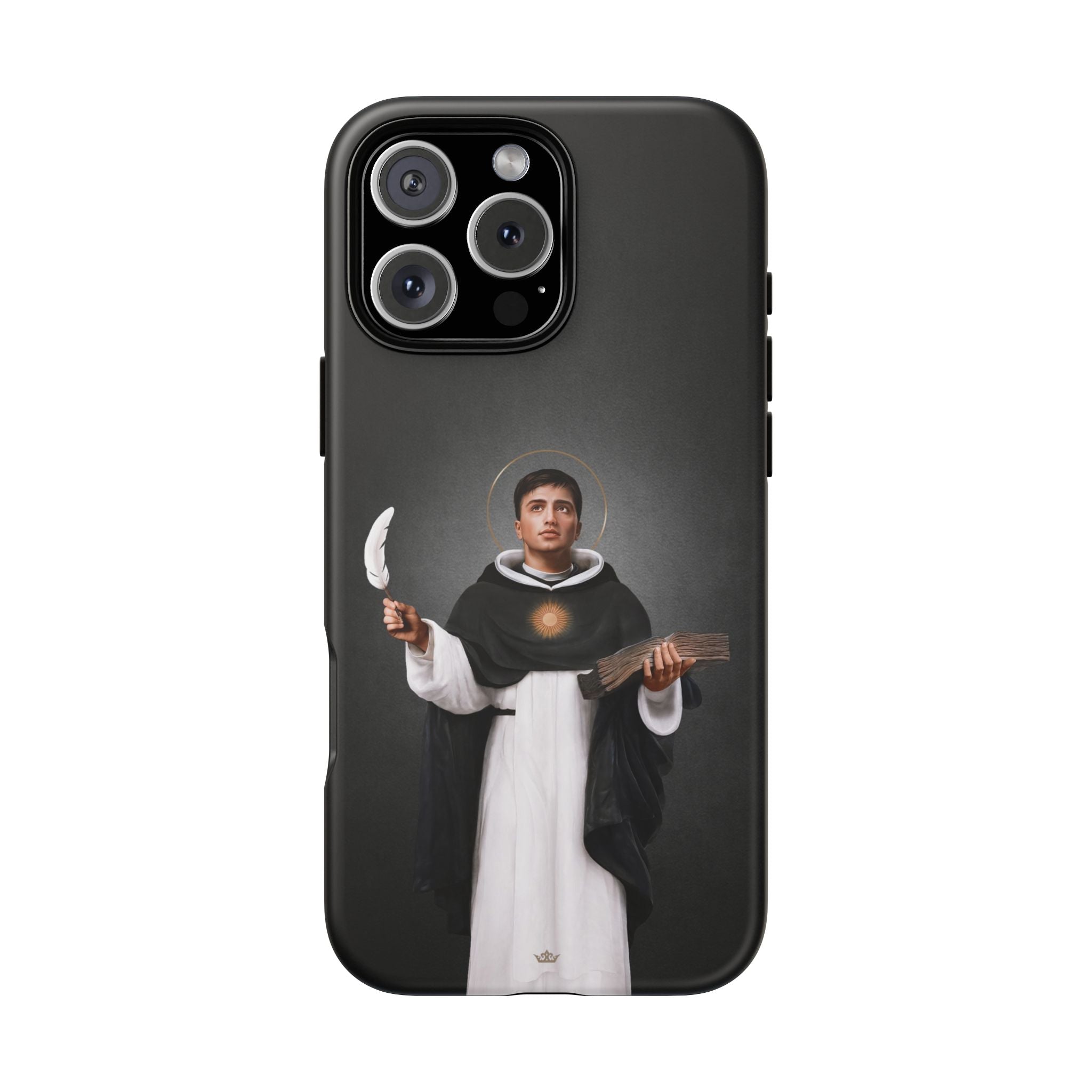 St. Thomas Aquinas Hard Phone Case (Dark)