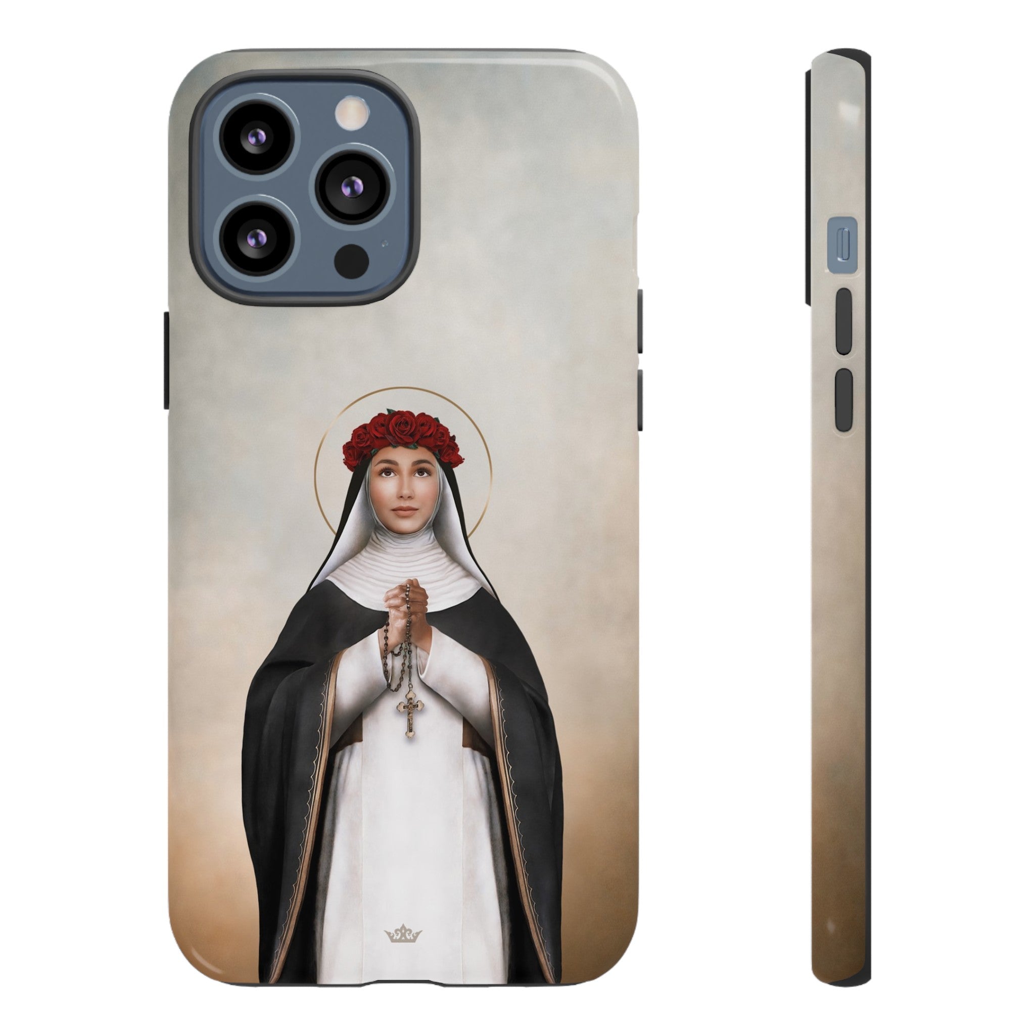St. Rose of Lima Hard Phone Case (Light)