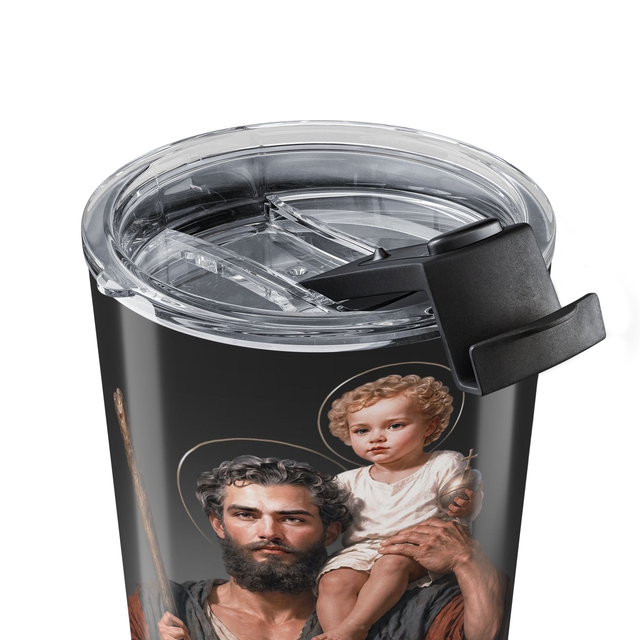 St. Christopher Lord's Prayer Tumbler (Ash 20 oz)