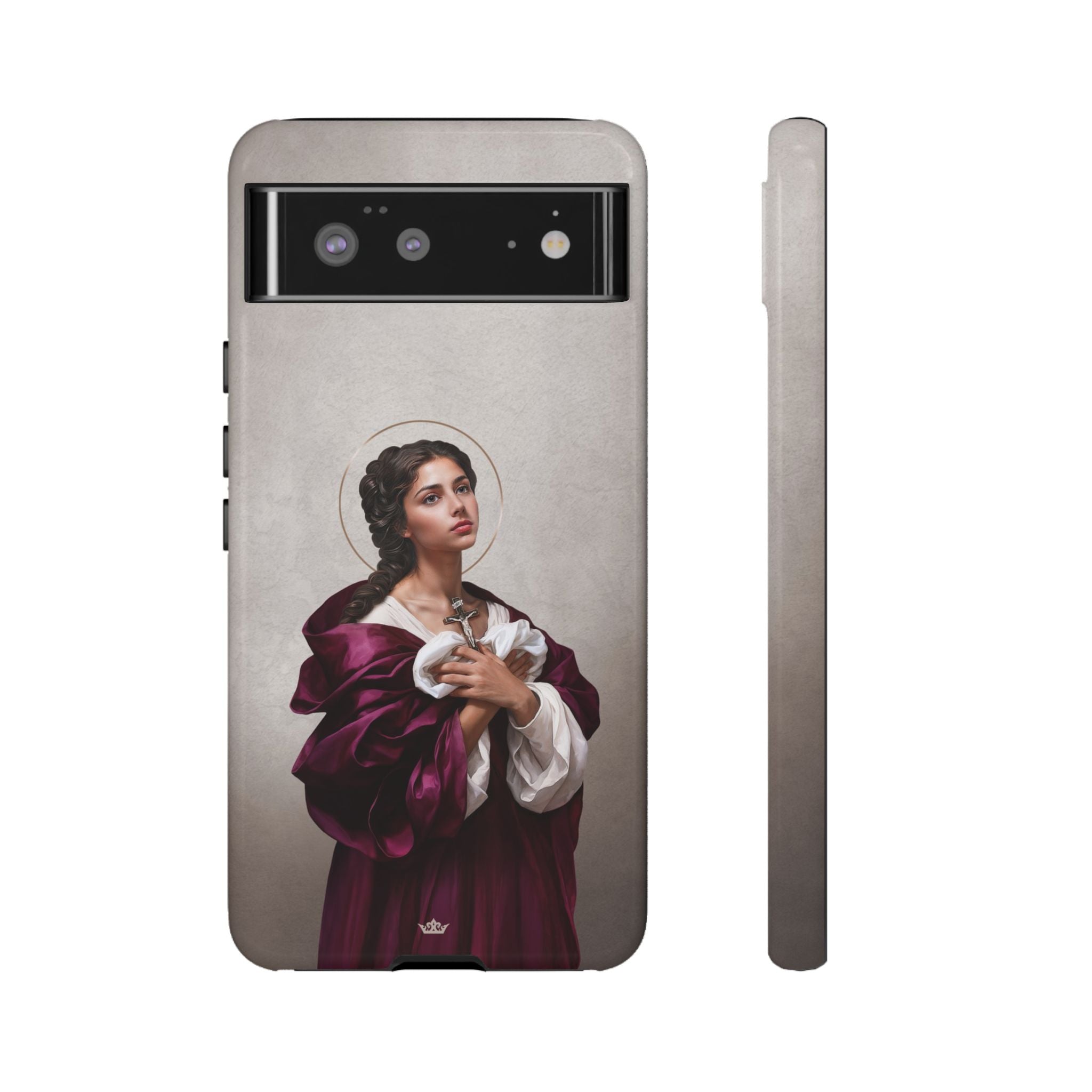 St. Agatha Hard Phone Case (Light)