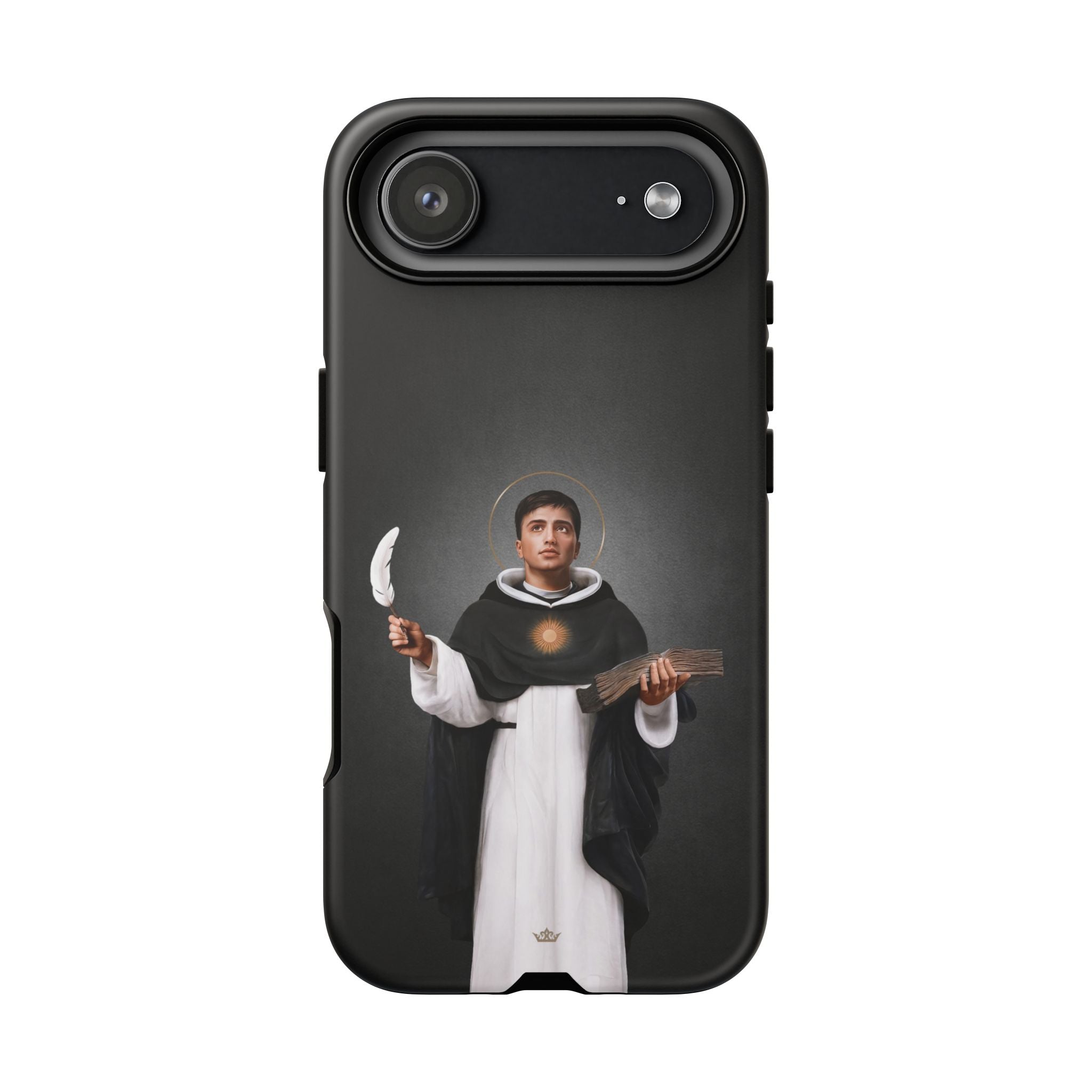 St. Thomas Aquinas Hard Phone Case (Dark)