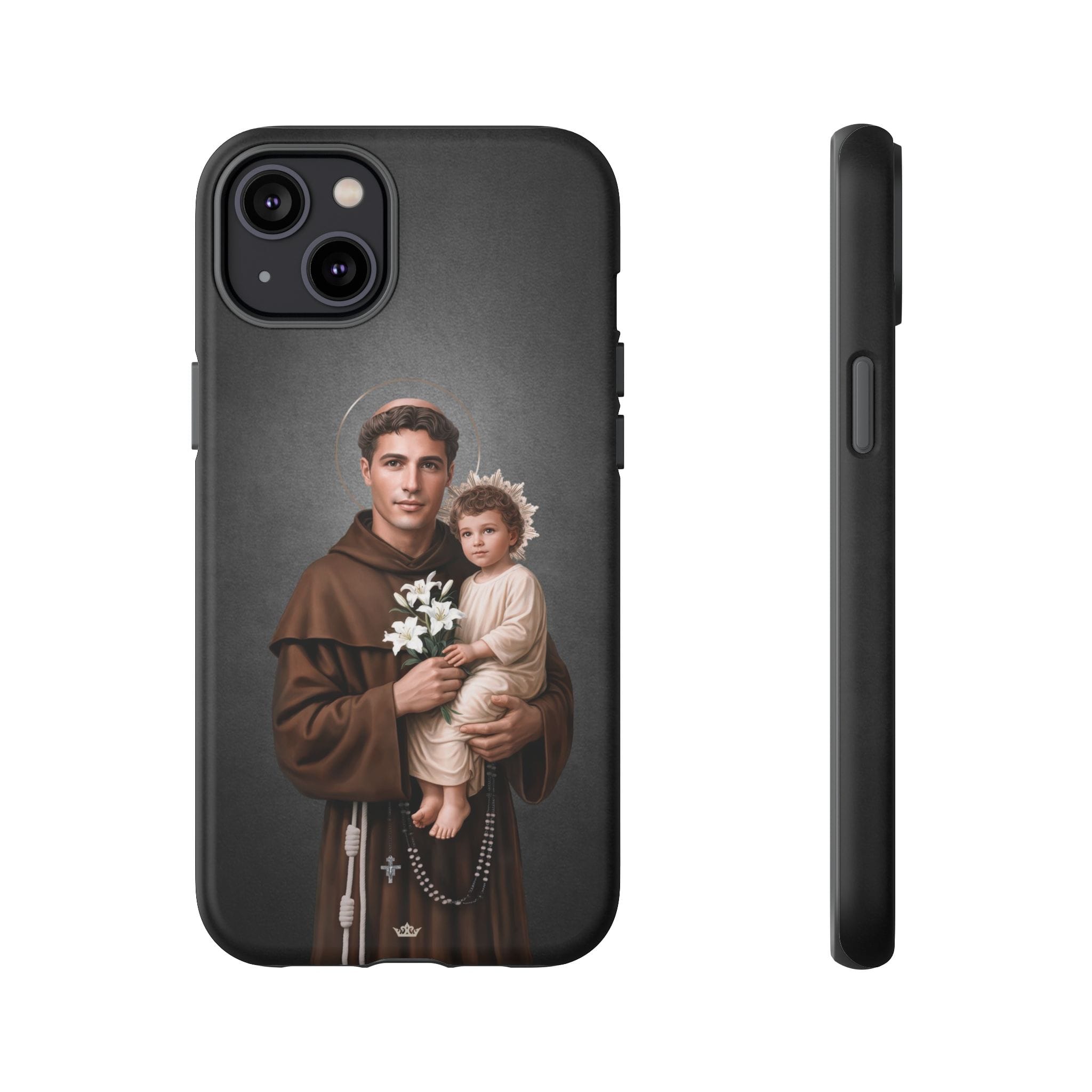 St. Anthony of Padua Hard Phone Case (Dark) Copyright VENXARA