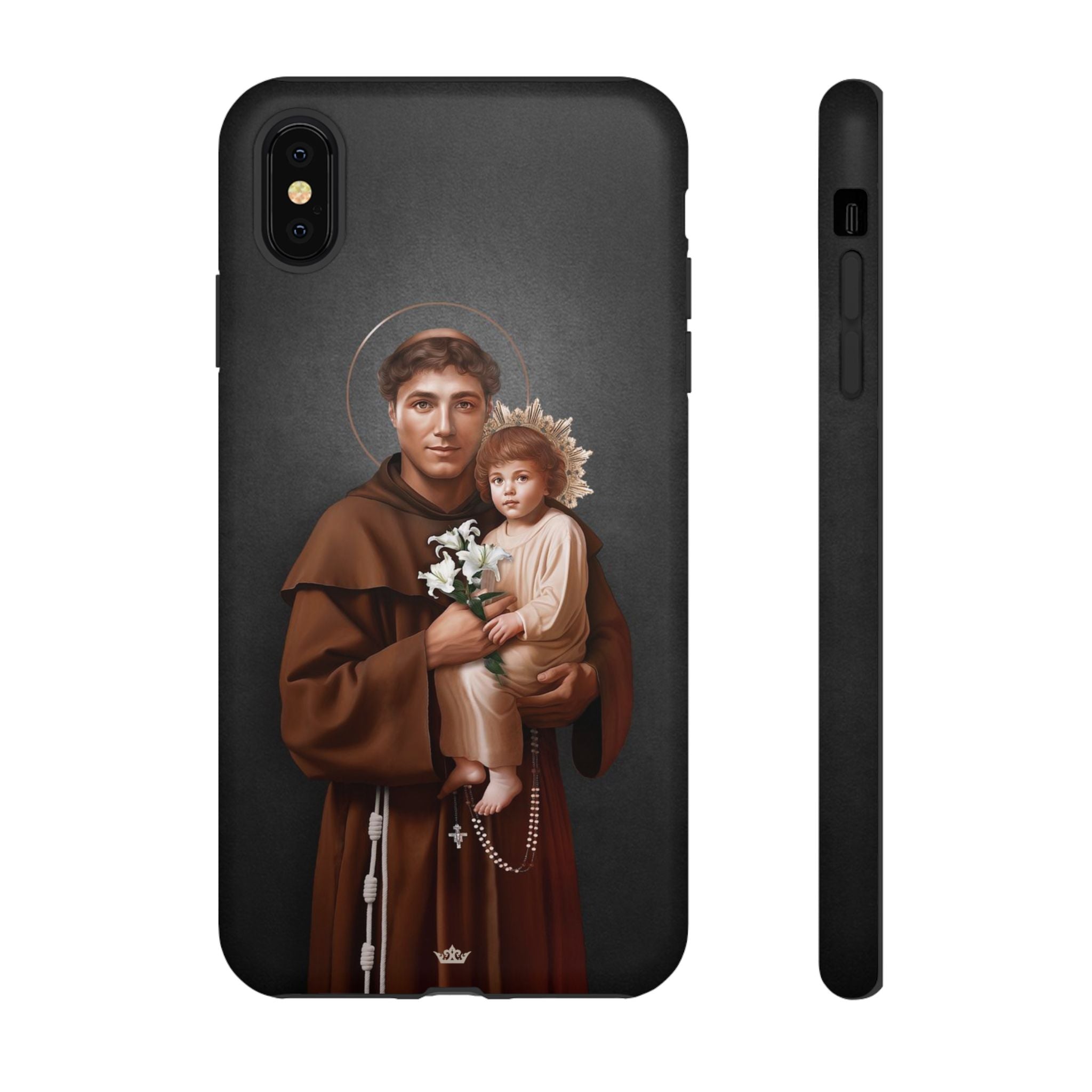 St. Anthony of Padua Hard Phone Case (Dark)