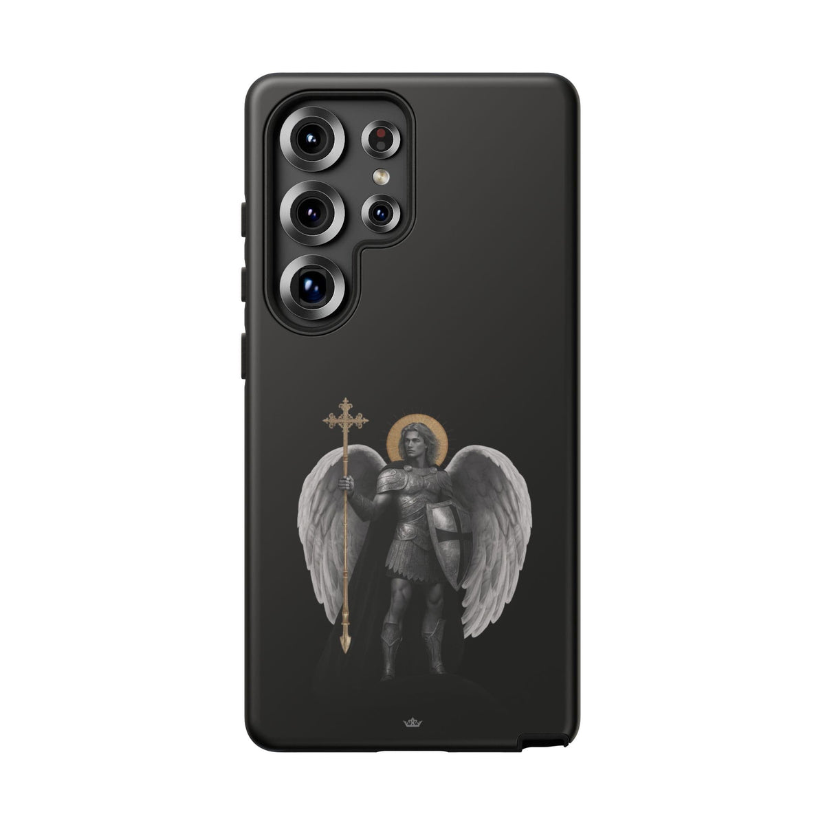 St. Michael the Archangel Victorious Hard Phone Case (Dark Night) Copyright VENXARA