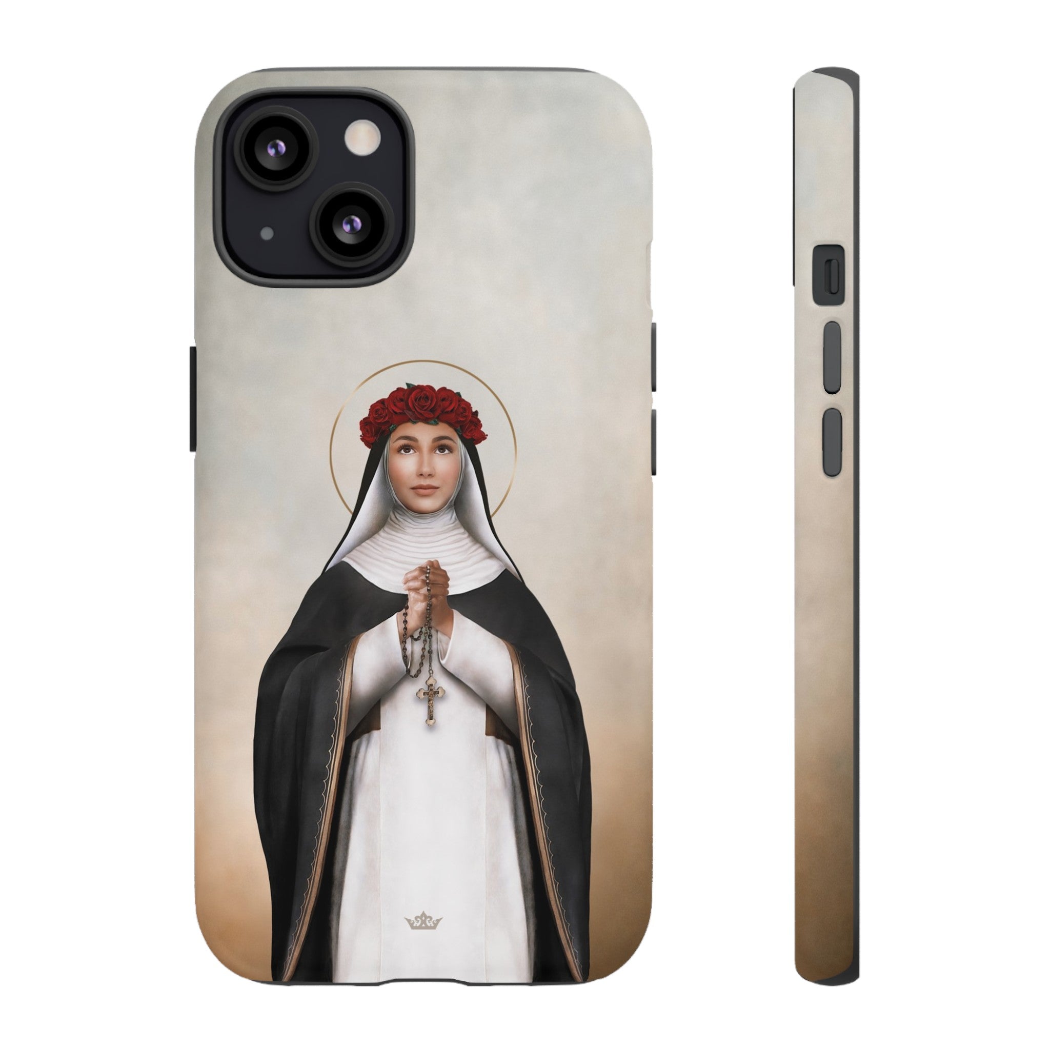 St. Rose of Lima Hard Phone Case (Light)