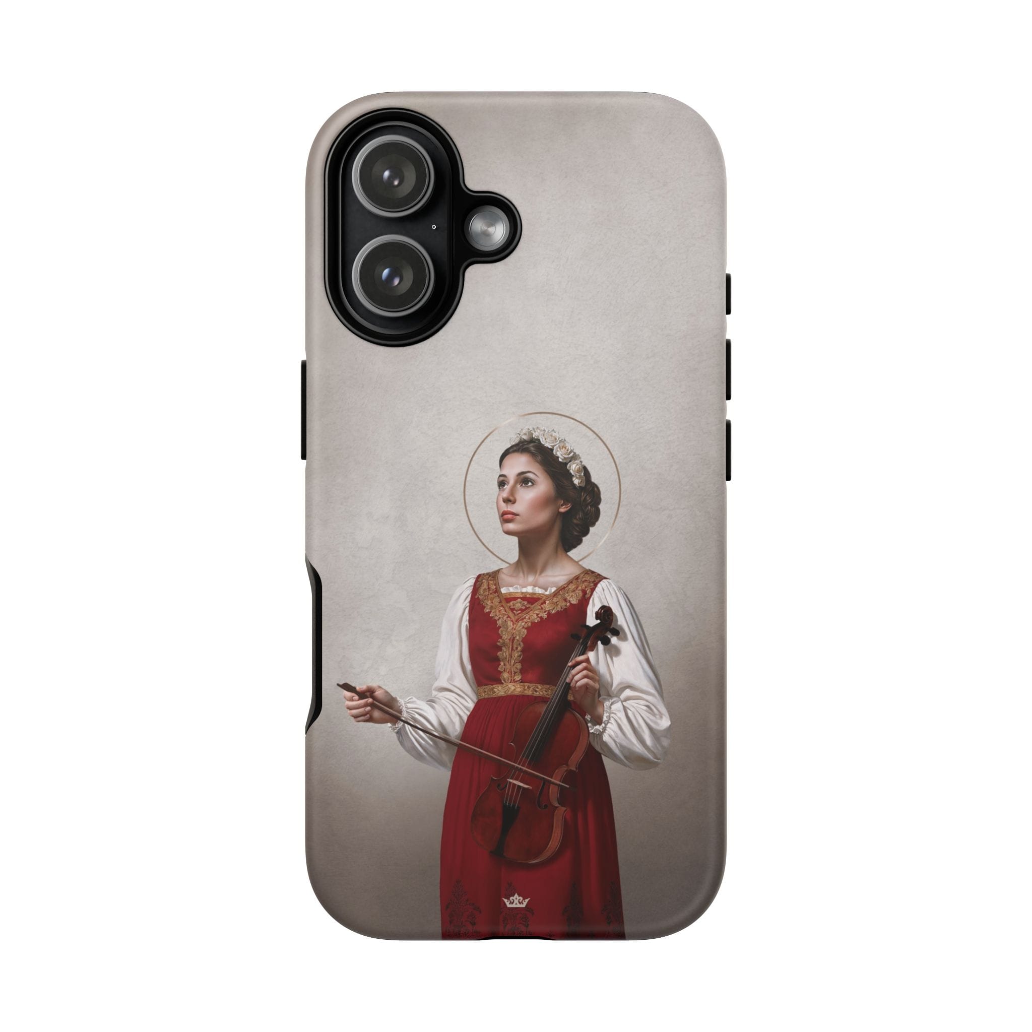 St. Cecilia Hard Phone Case (Light) Copyright VENXARA