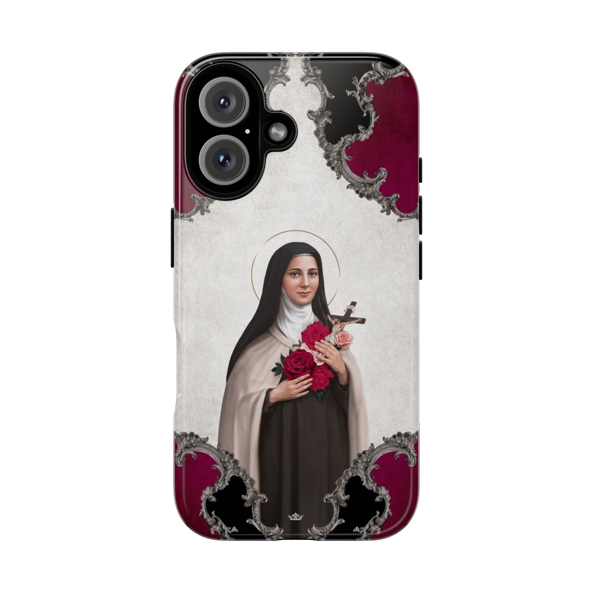 St. Therese of Lisieux Hard Phone Case (Baroque) Copyright VENXARA