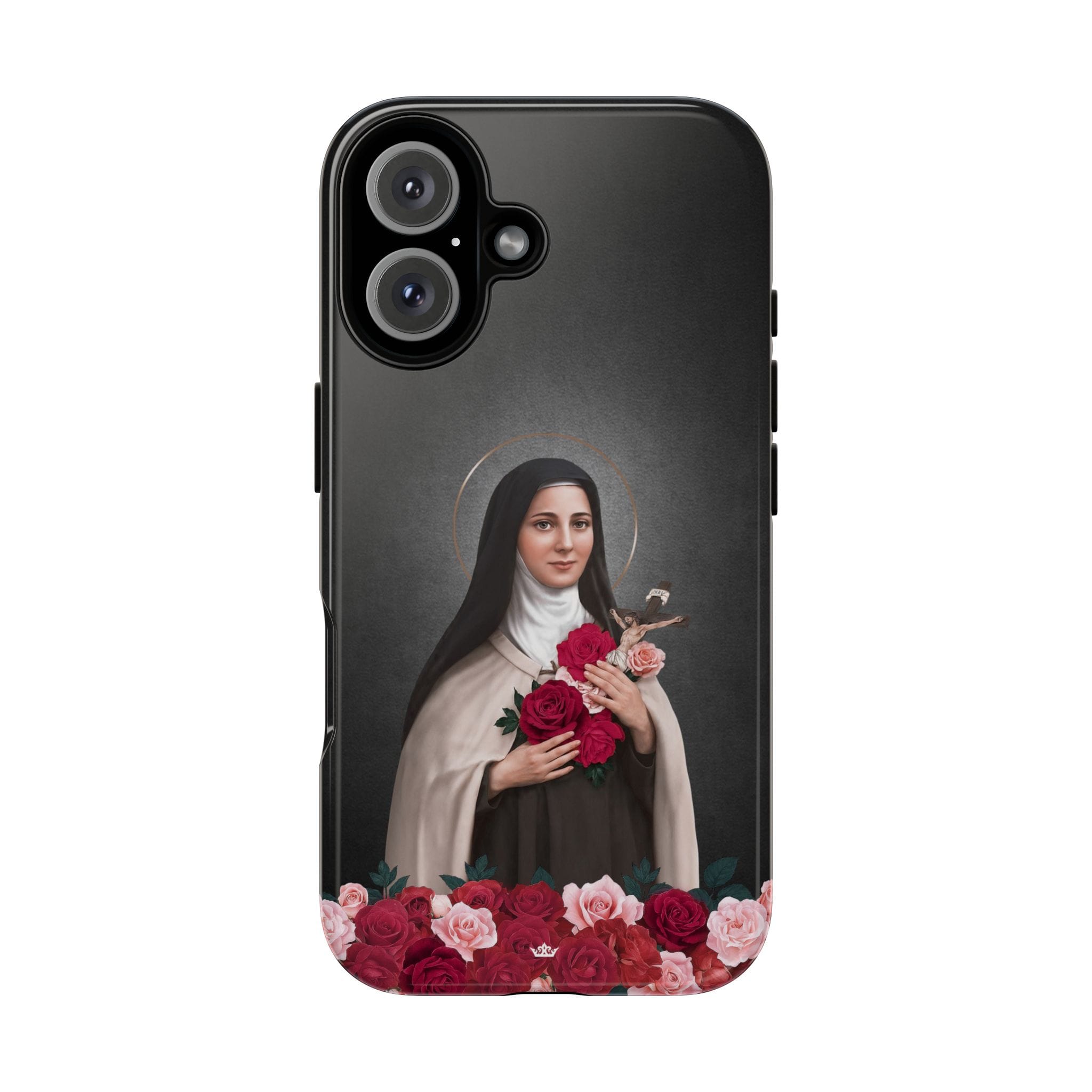 St. Therese of Lisieux Hard Phone Case (Dark) Copyright VENXARA