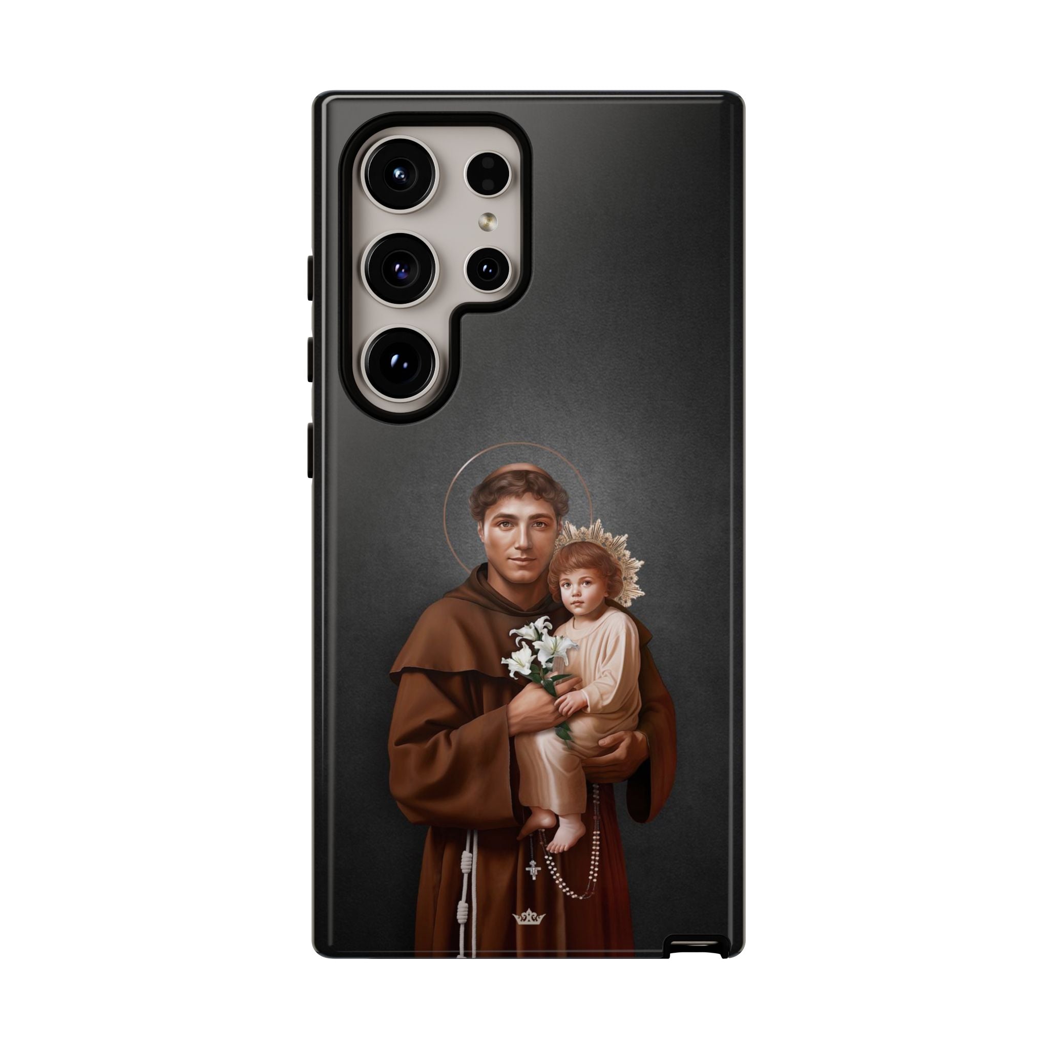 St. Anthony of Padua Hard Phone Case (Dark)