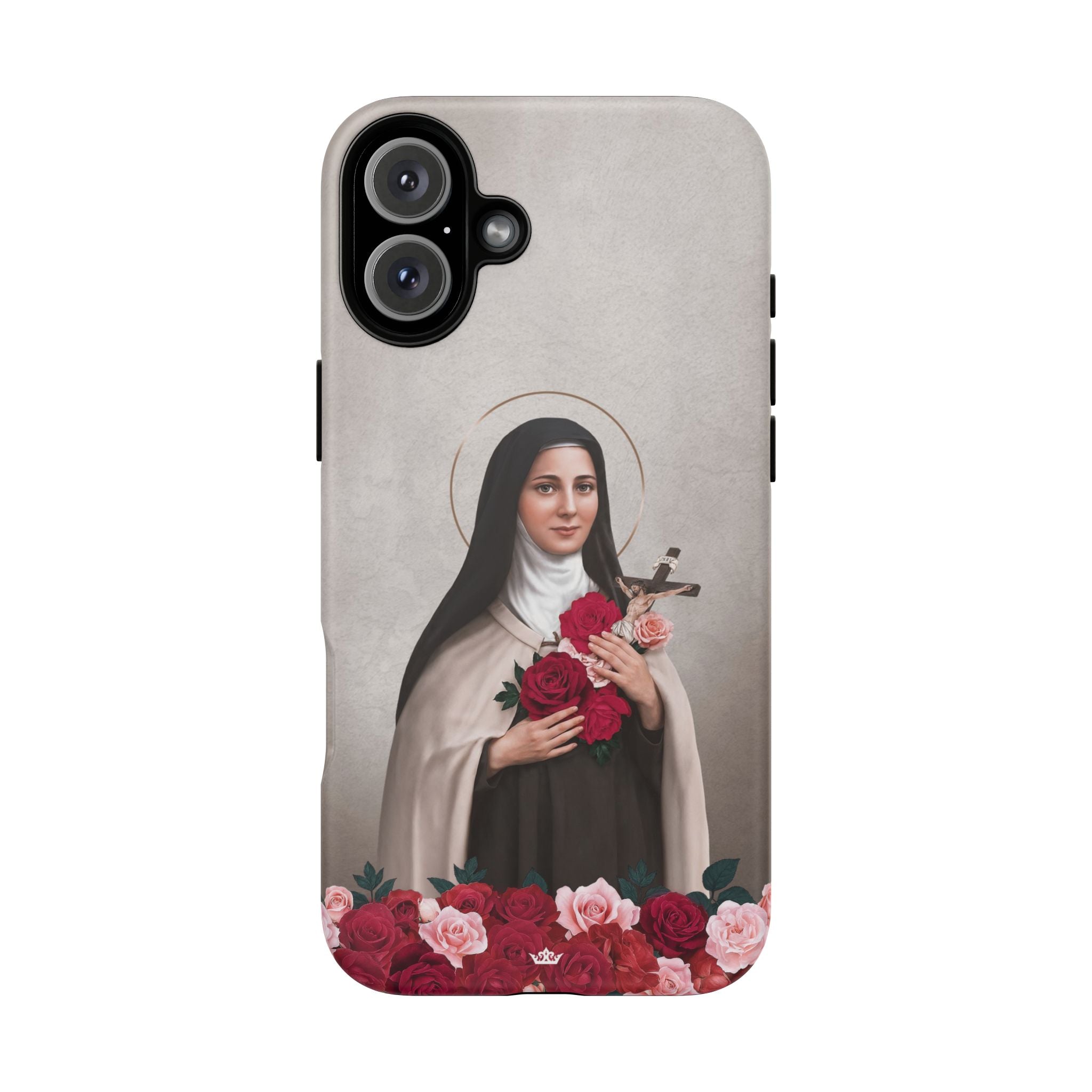 St. Therese of Lisieux Hard Phone Case (Light) Copyright VENXARA