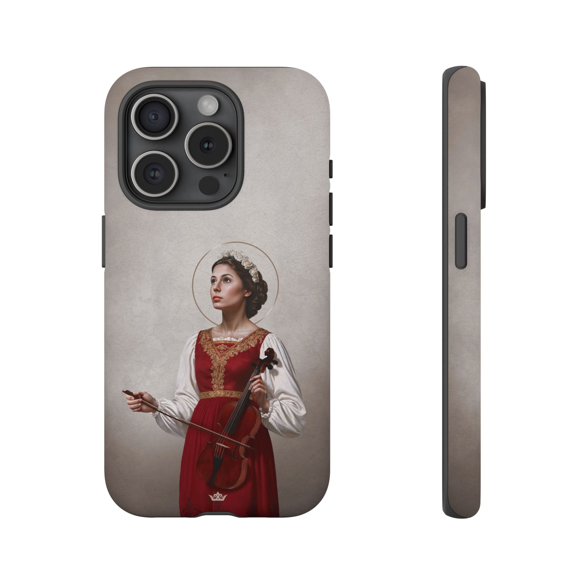 St. Cecilia Hard Phone Case (Light) Copyright VENXARA