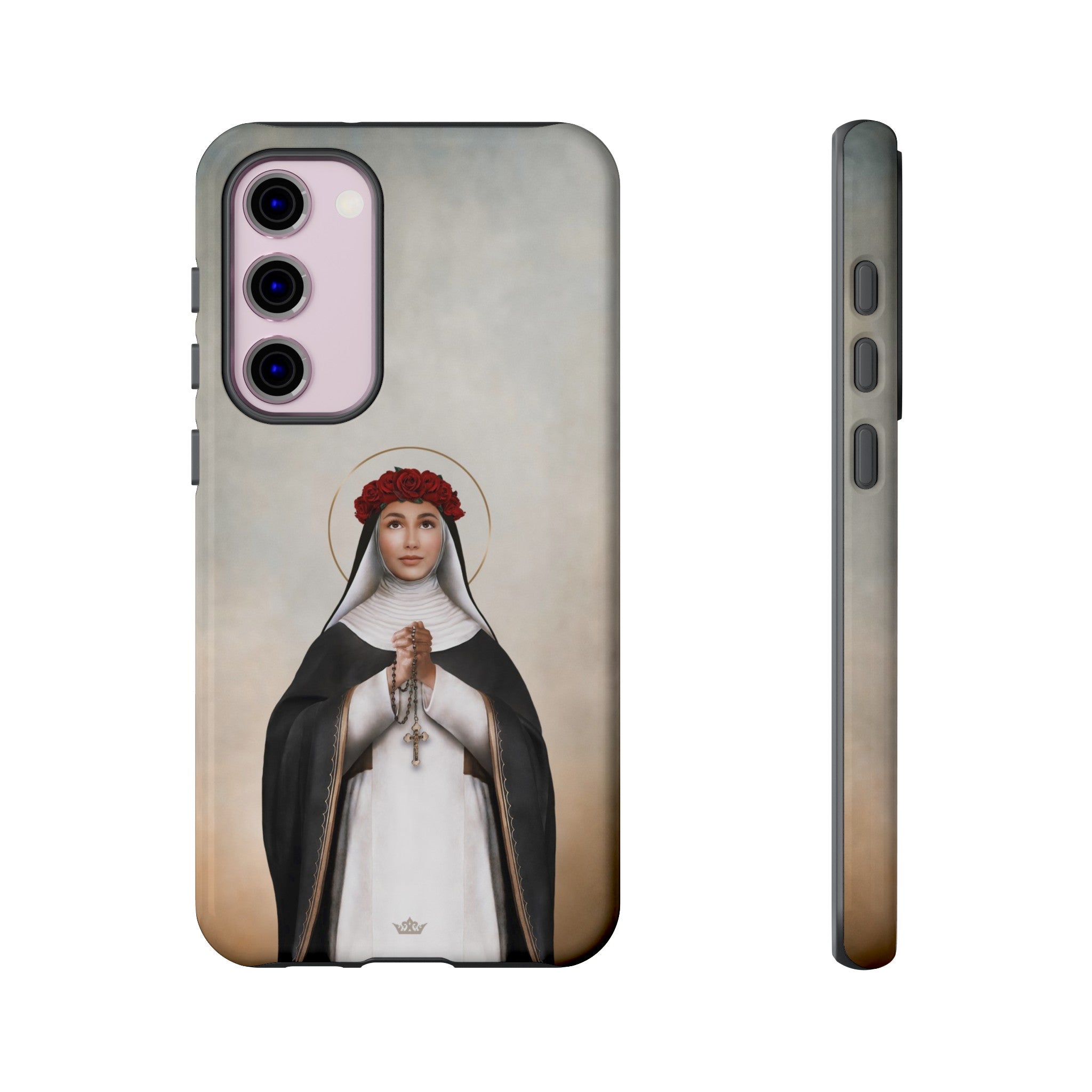 St. Rose of Lima Hard Phone Case (Light)