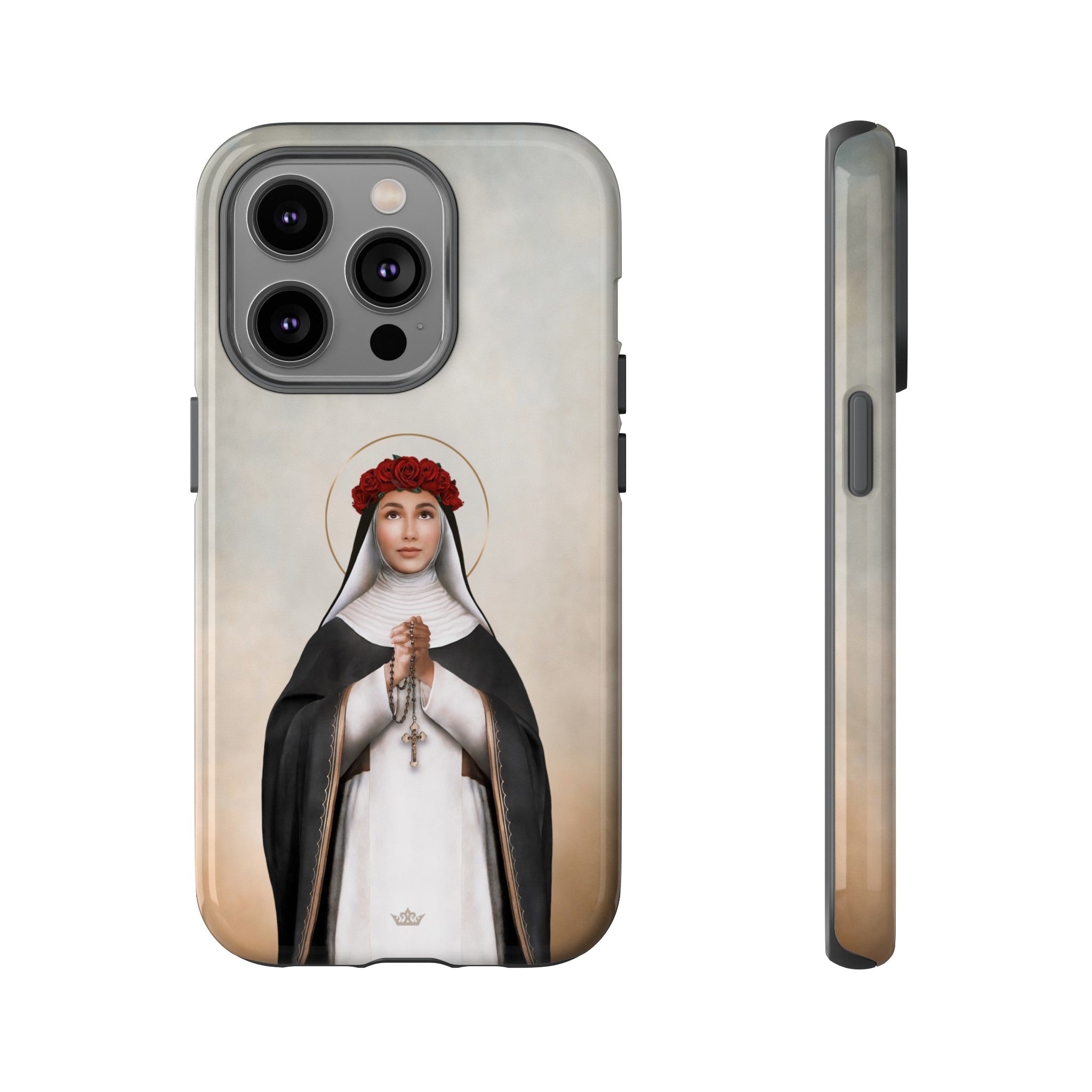 St. Rose of Lima Hard Phone Case (Light)