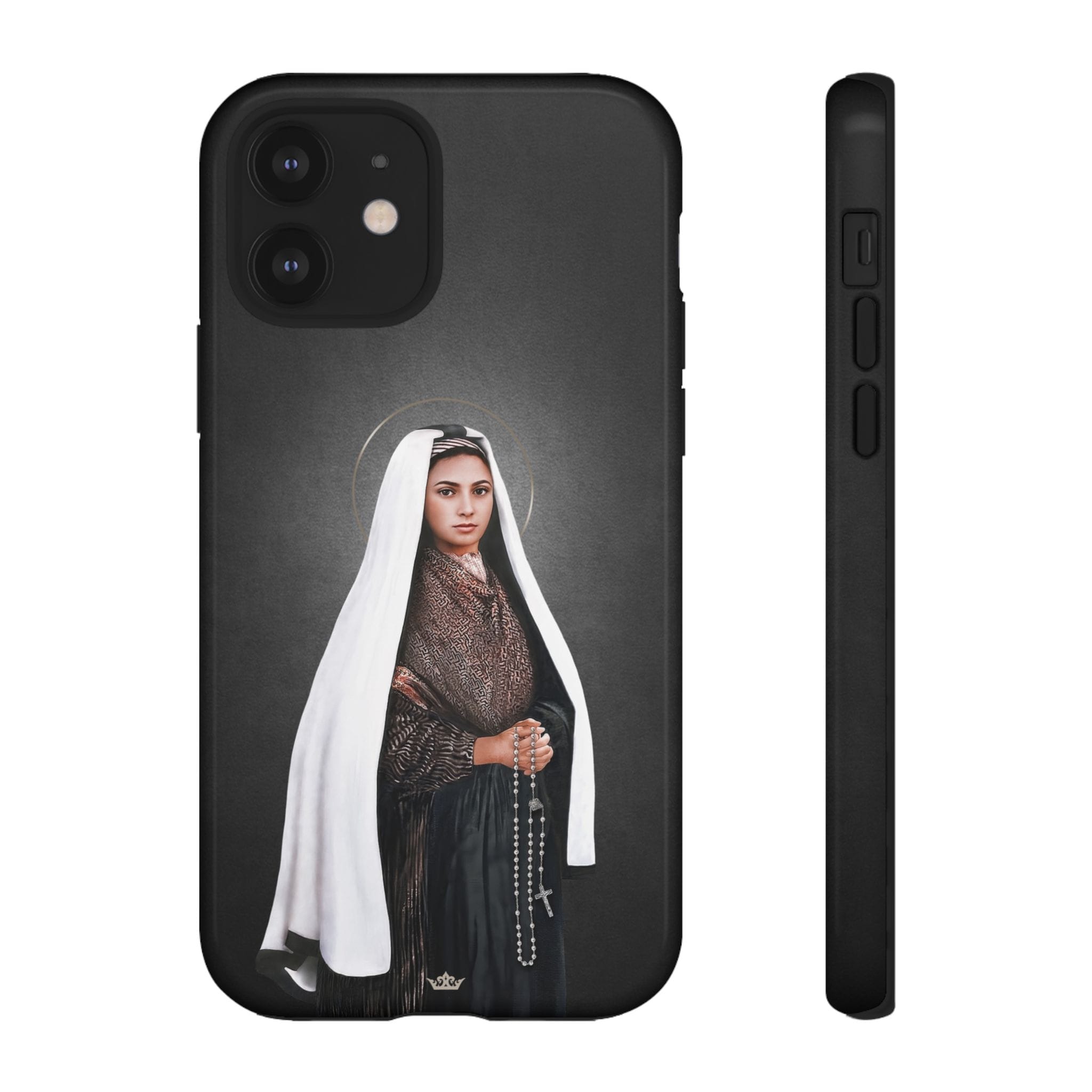 St. Bernadette Hard Phone Case (Dark) Copyright VENXARA