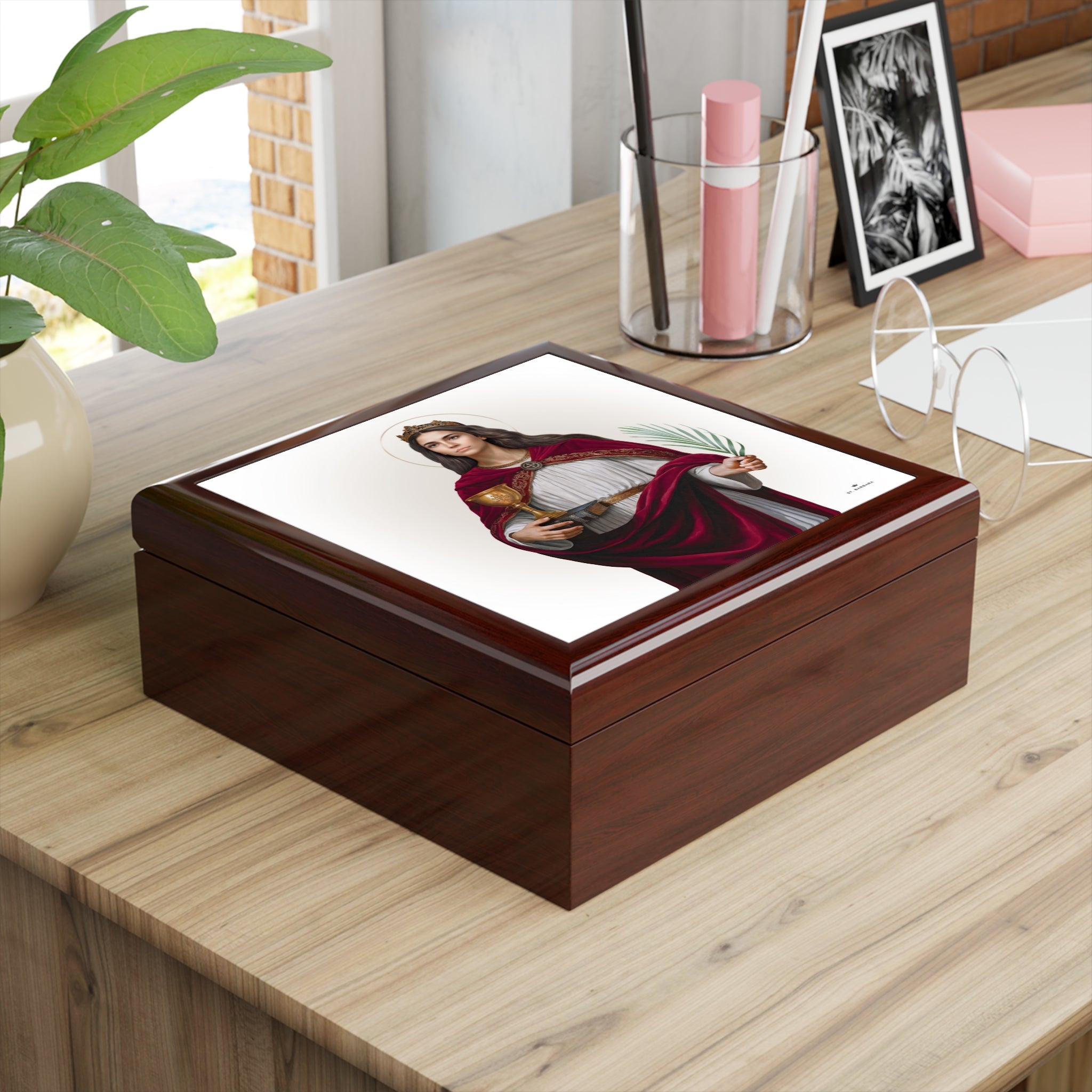St. Barbara Keepsake Box