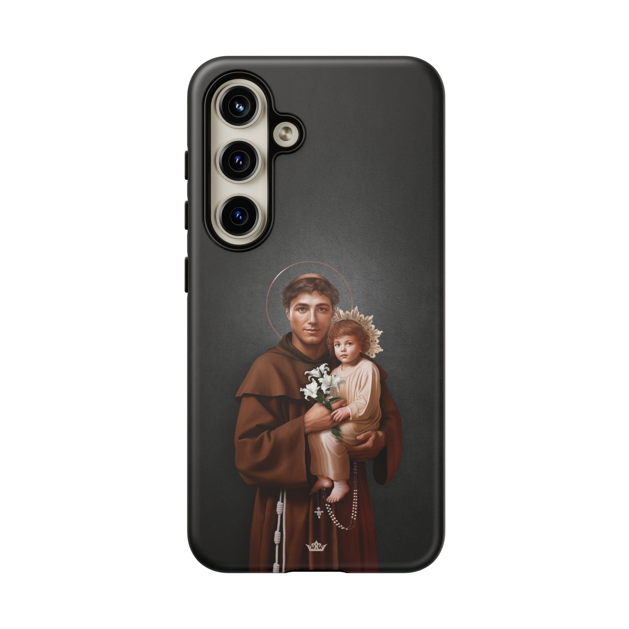 St. Anthony of Padua Hard Phone Case (Dark)