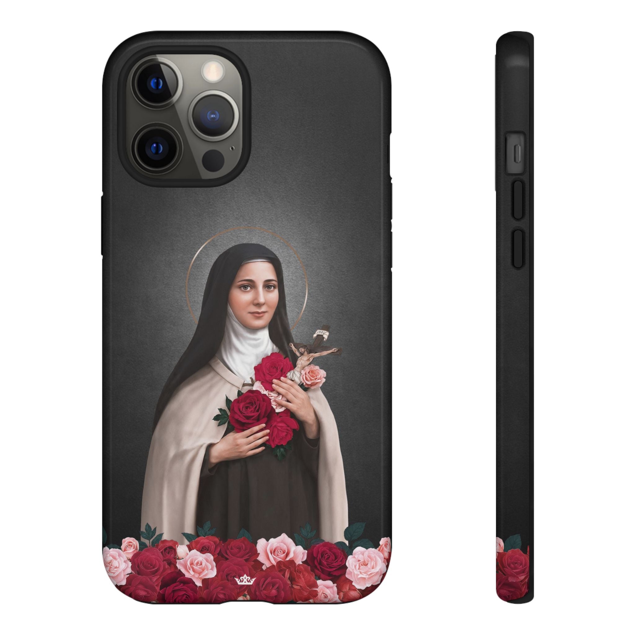 St. Therese of Lisieux Hard Phone Case (Dark)