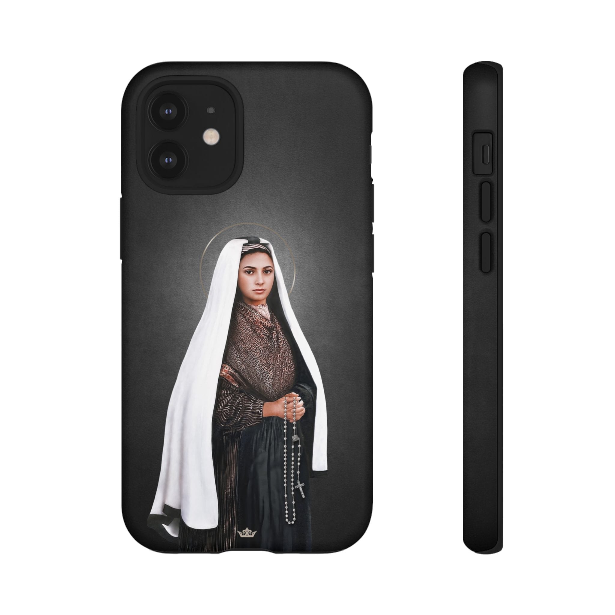 St. Bernadette Hard Phone Case (Dark) Copyright VENXARA