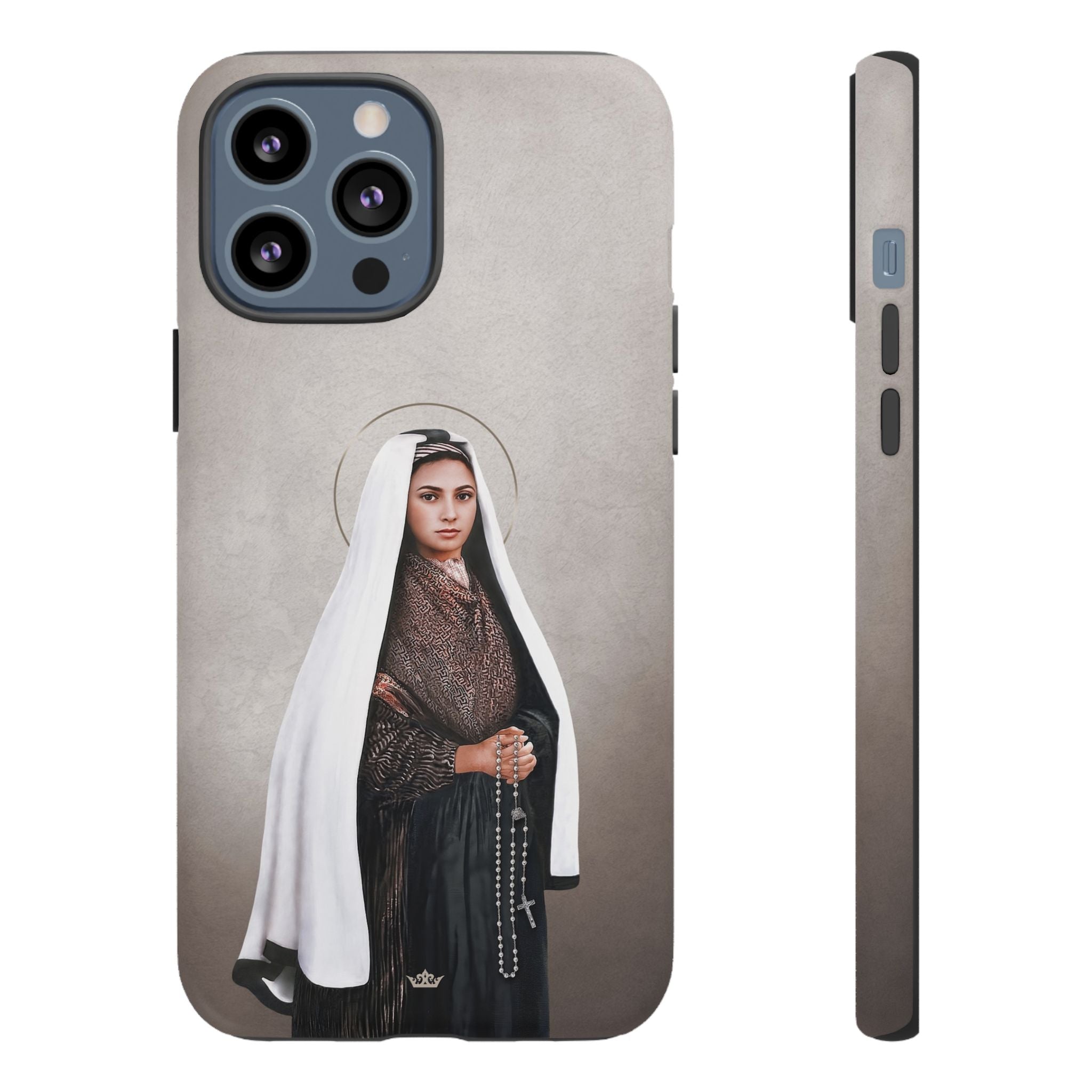 St. Bernadette Hard Phone Case (Light) Copyright VENXARA