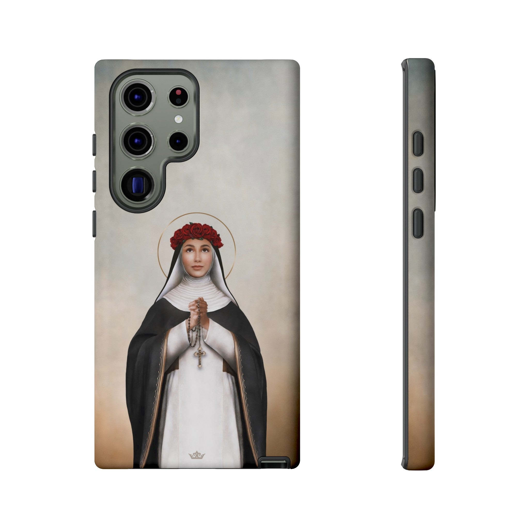 St. Rose of Lima Hard Phone Case (Light)