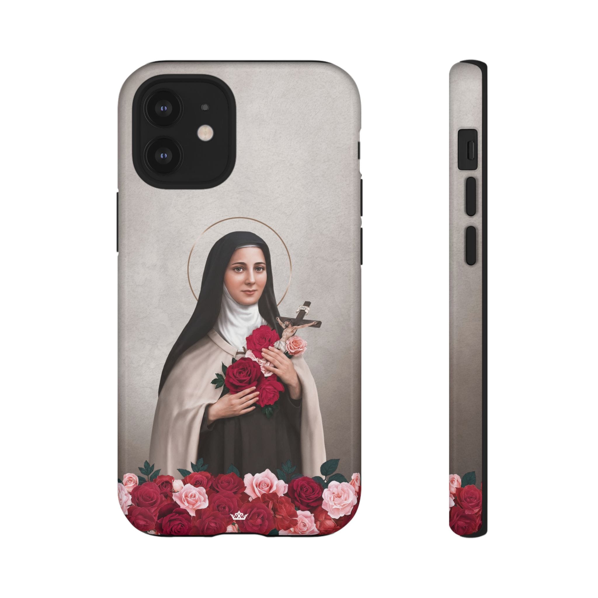 St. Therese of Lisieux Hard Phone Case (Light) Copyright VENXARA