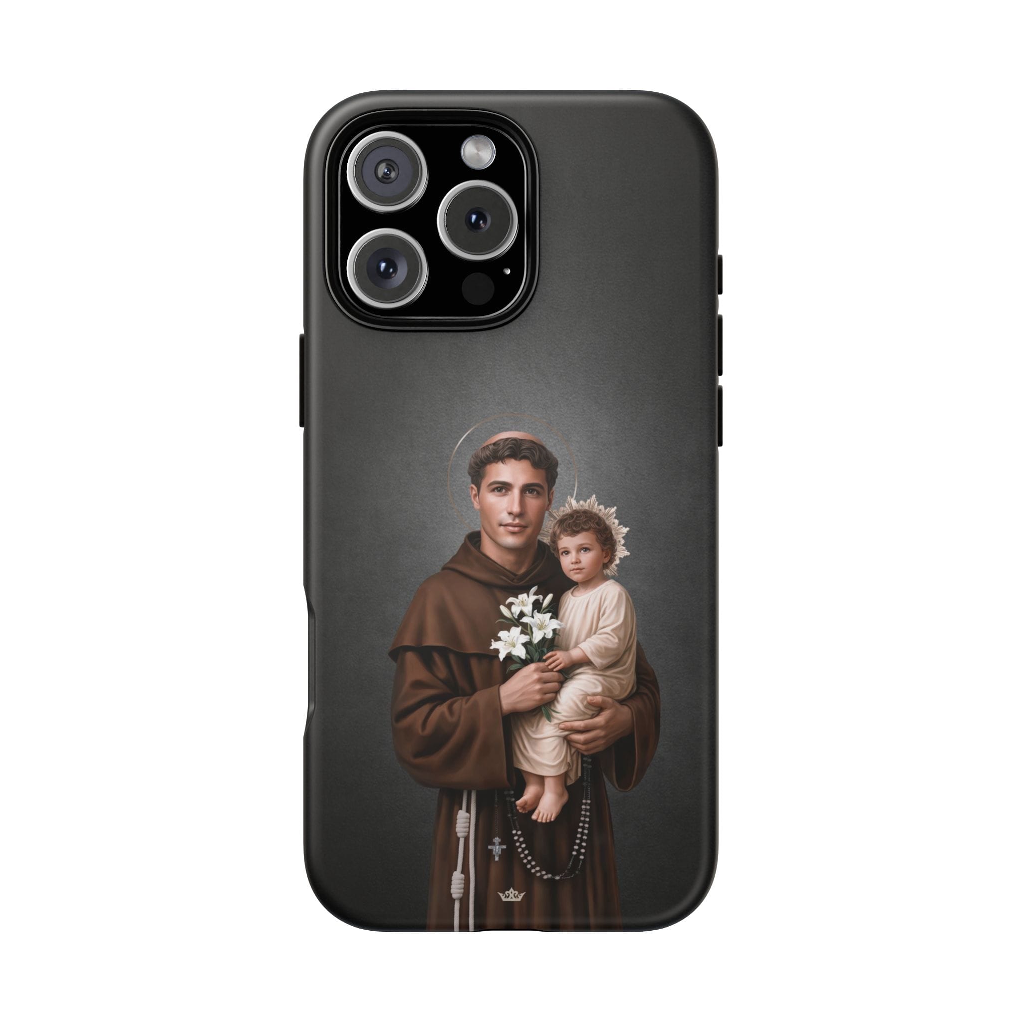 St. Anthony of Padua Hard Phone Case (Dark) Copyright VENXARA