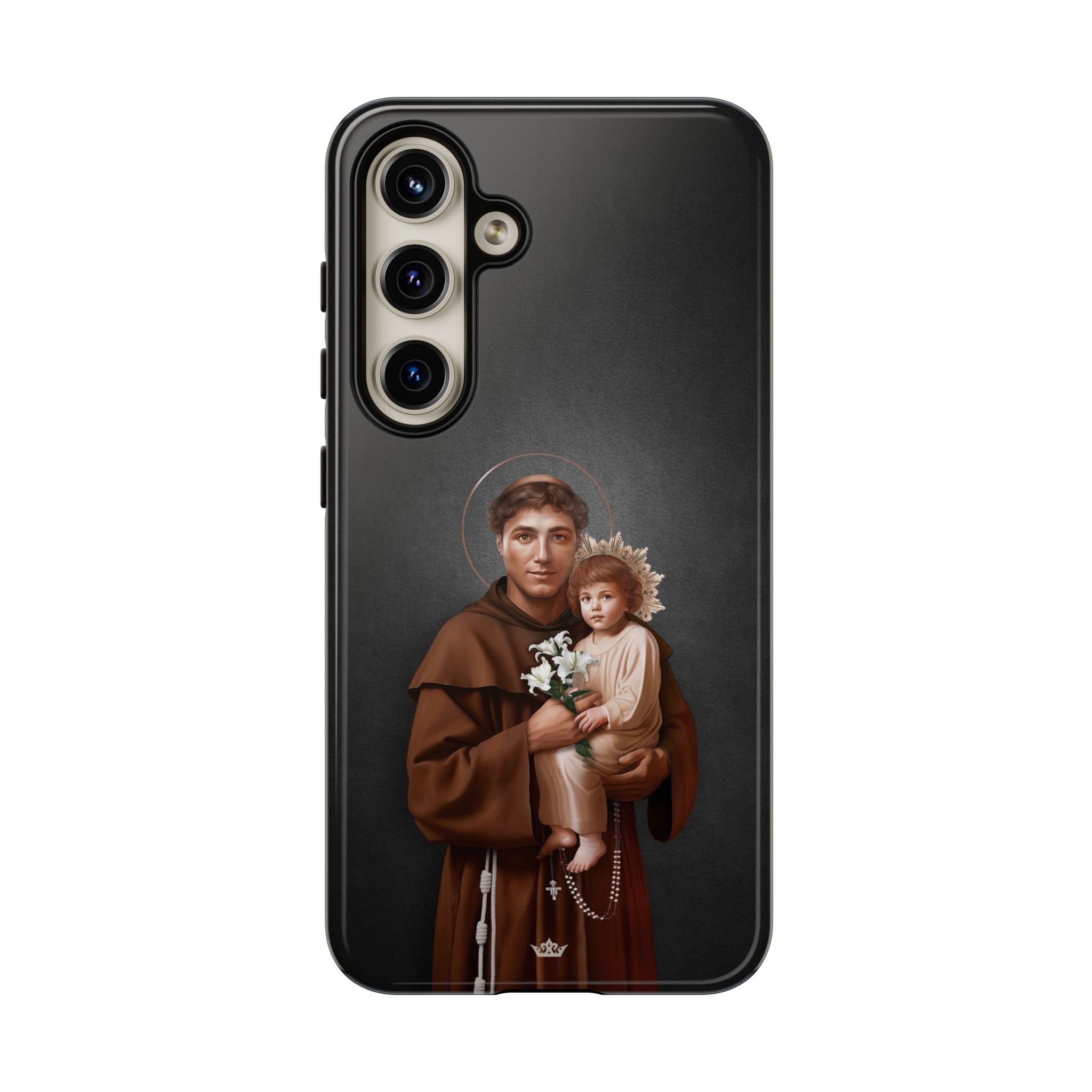 St. Anthony of Padua Hard Phone Case (Dark)