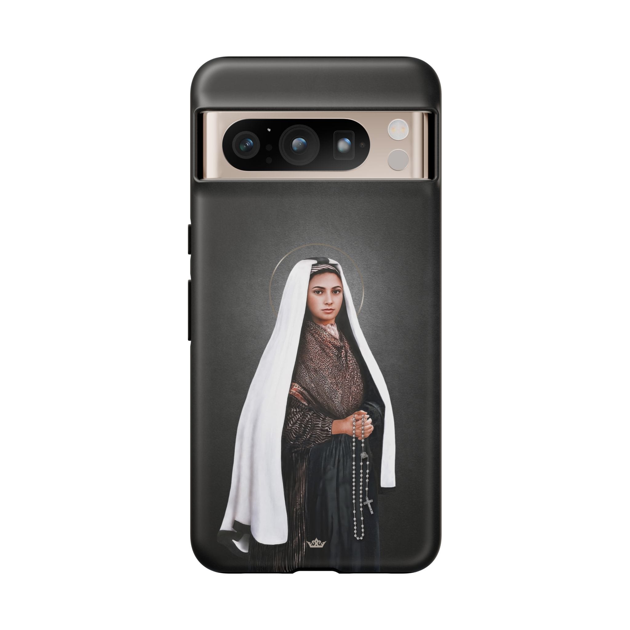St. Bernadette Hard Phone Case (Dark) Copyright VENXARA