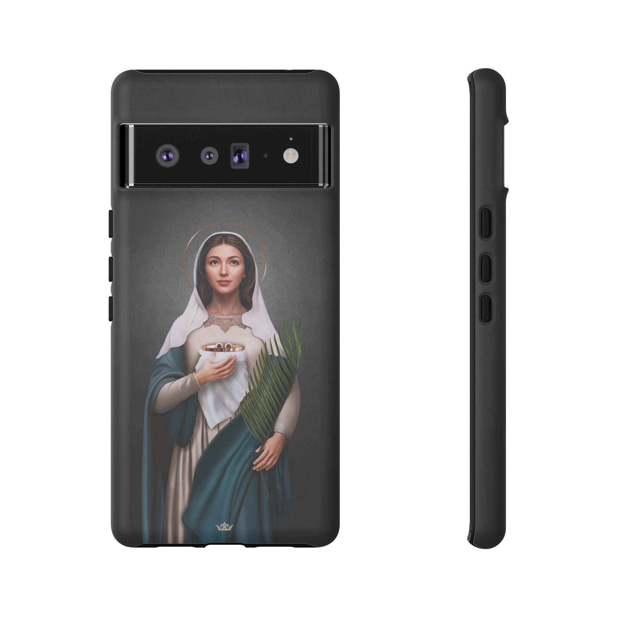 St. Lucy Hard Phone Case (Dark)