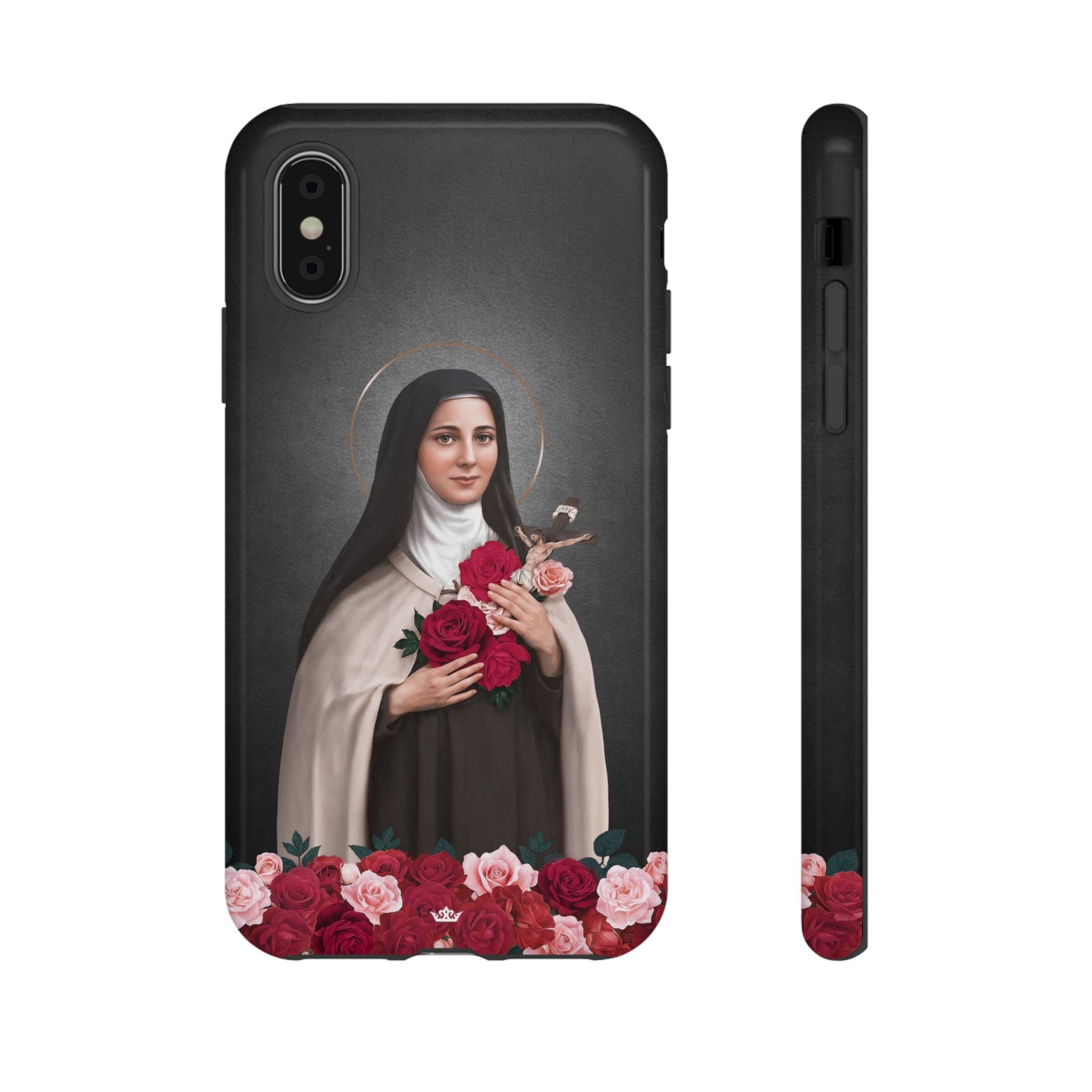 St. Therese of Lisieux Hard Phone Case (Dark)