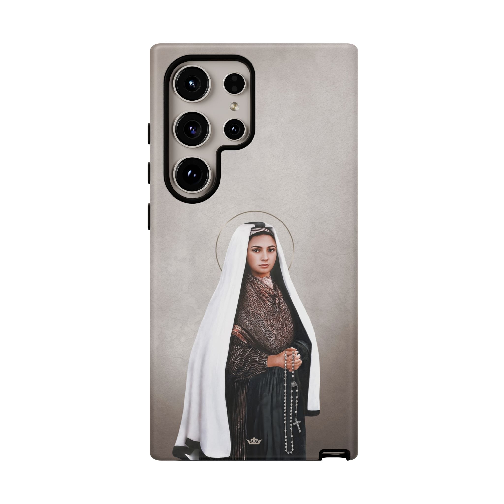 St. Bernadette Hard Phone Case (Light) Copyright VENXARA