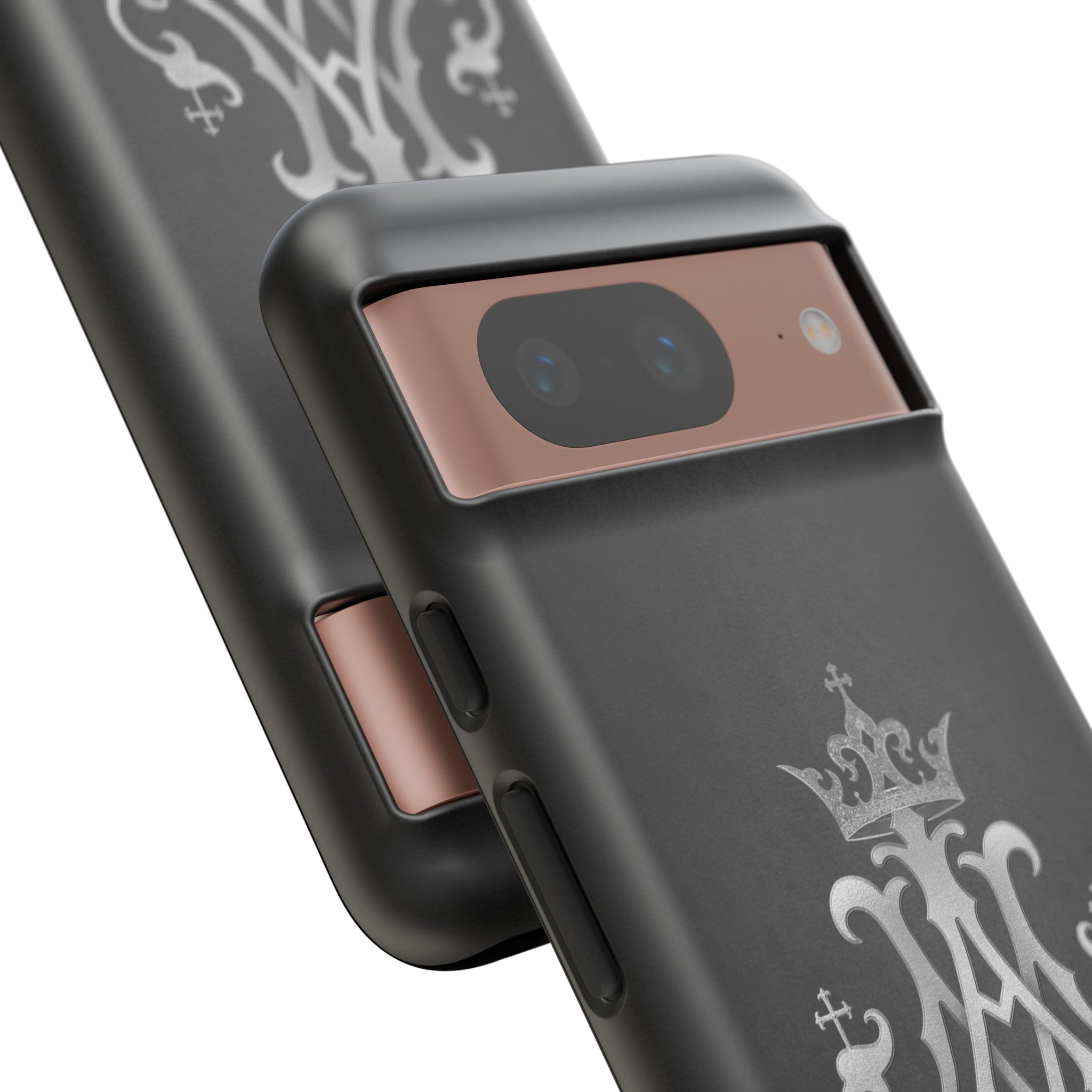 Ave Maria Hard Phone Case (Charcoal)