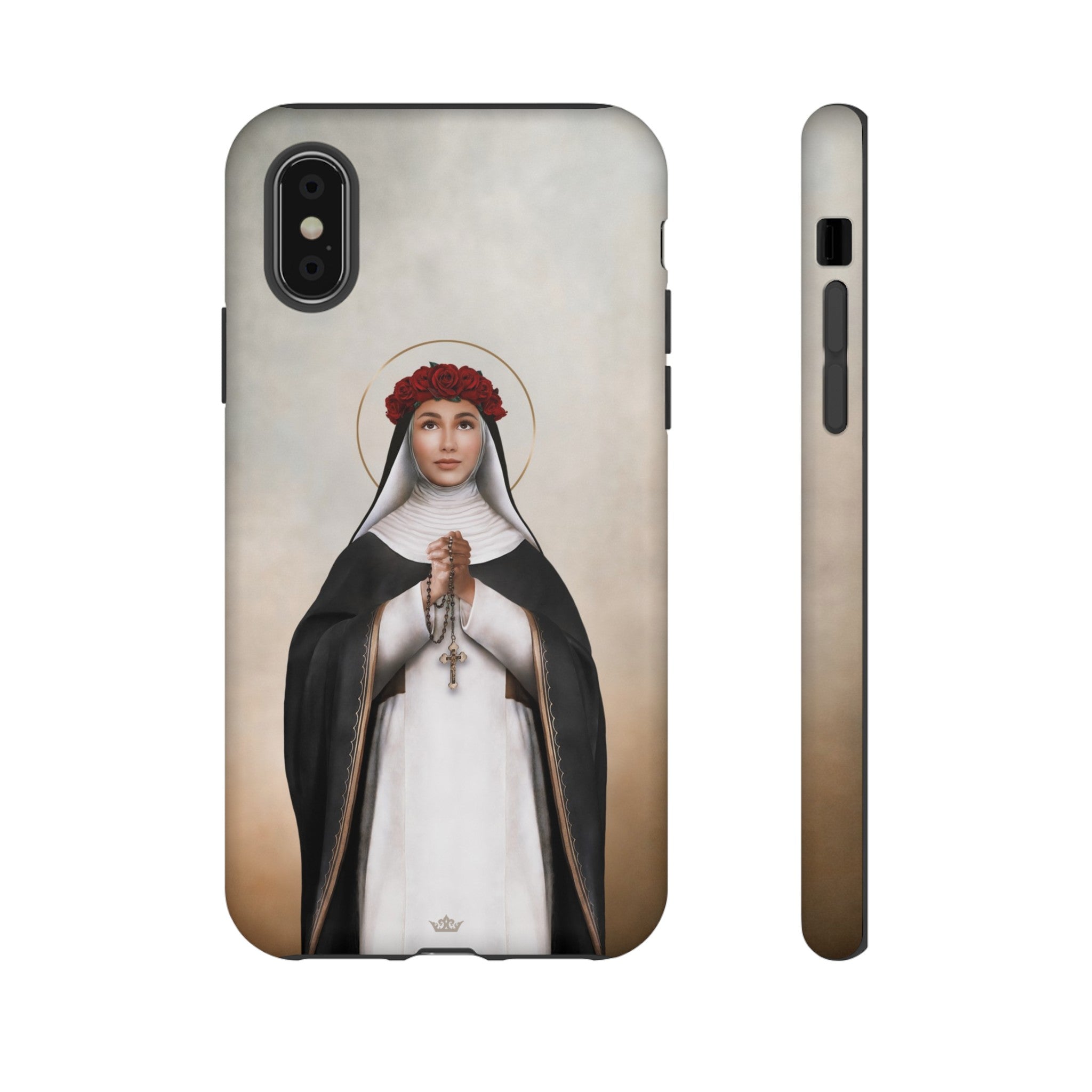 St. Rose of Lima Hard Phone Case (Light)