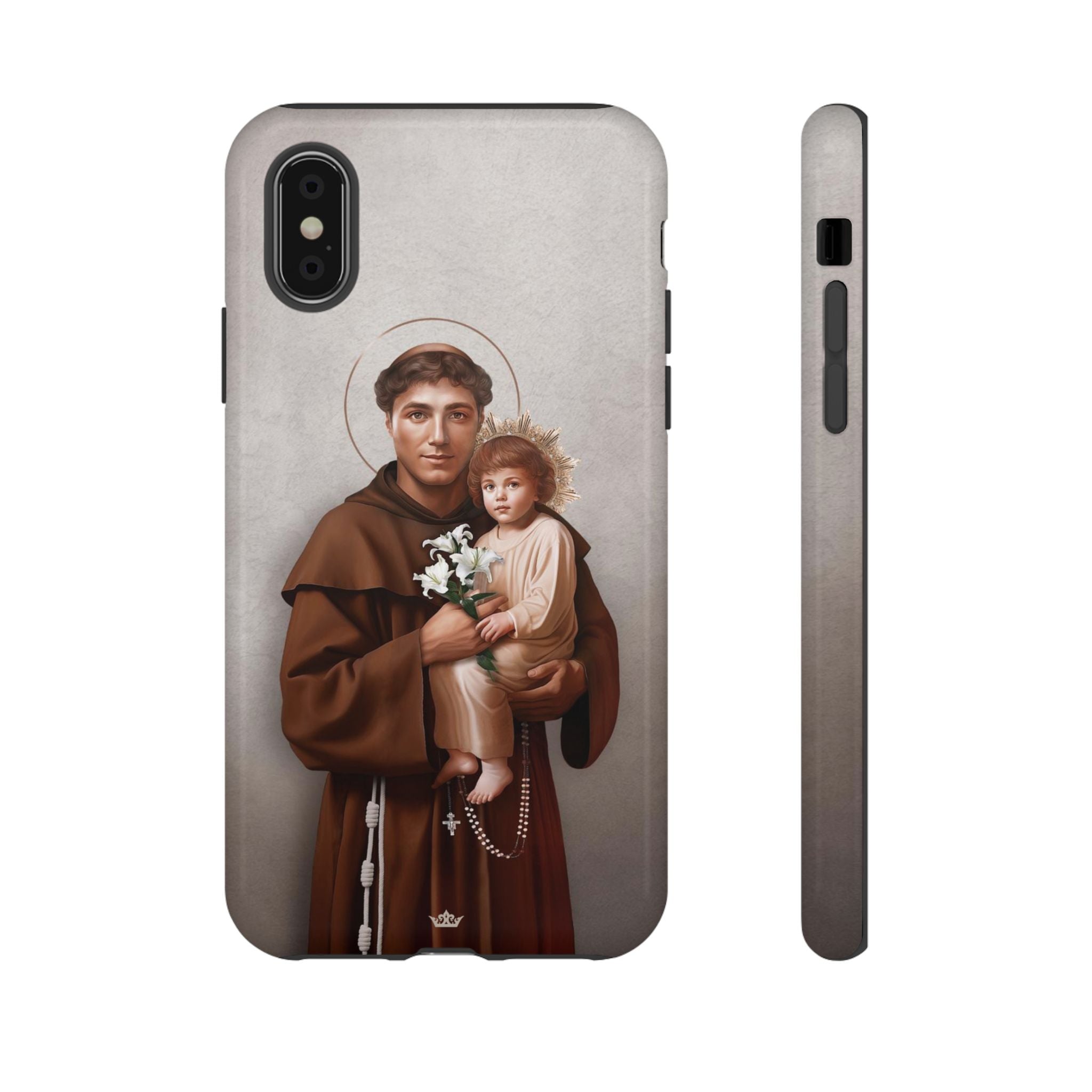 St. Anthony of Padua Hard Phone Case (Light)