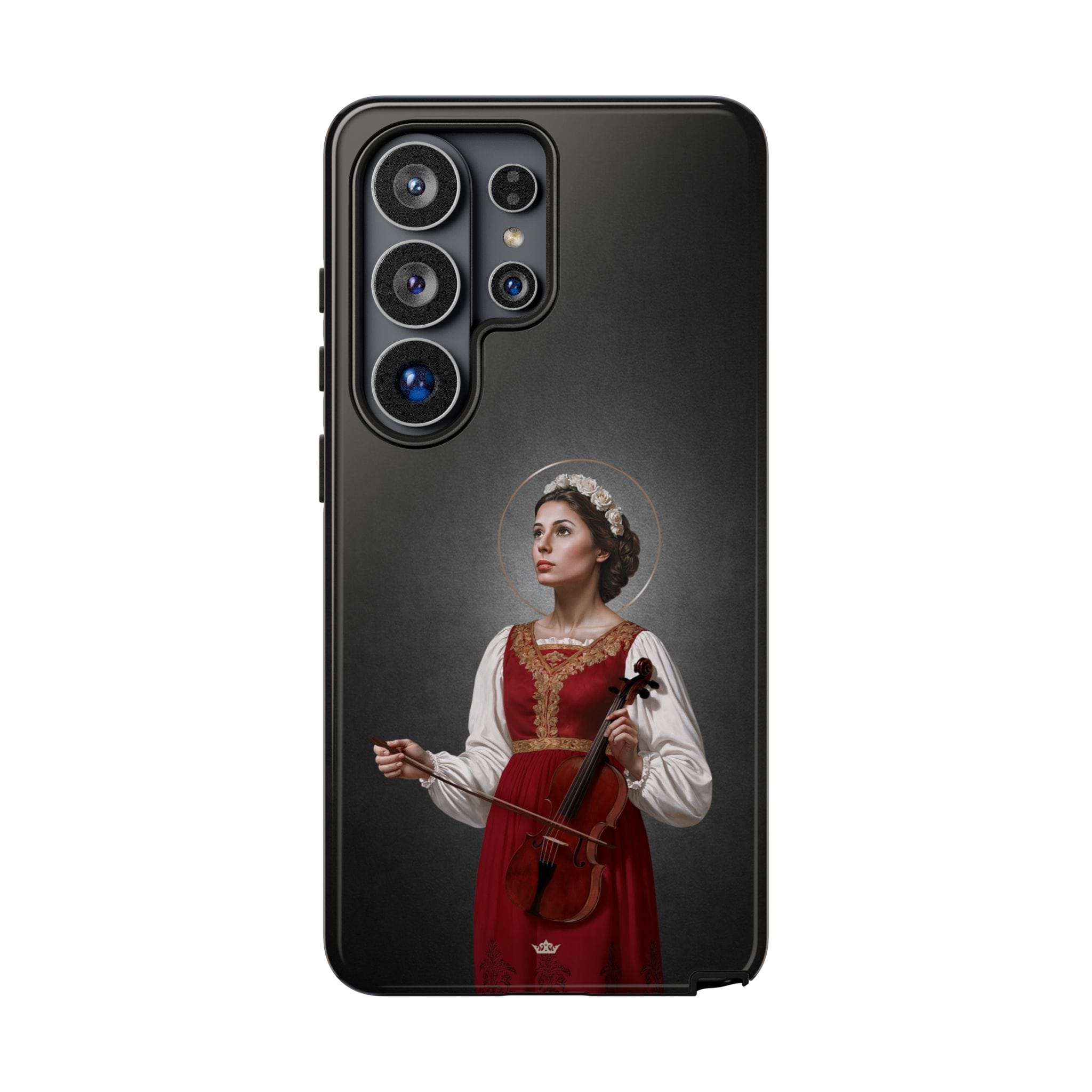 St. Cecilia Hard Phone Case (Dark) Copyright VENXARA