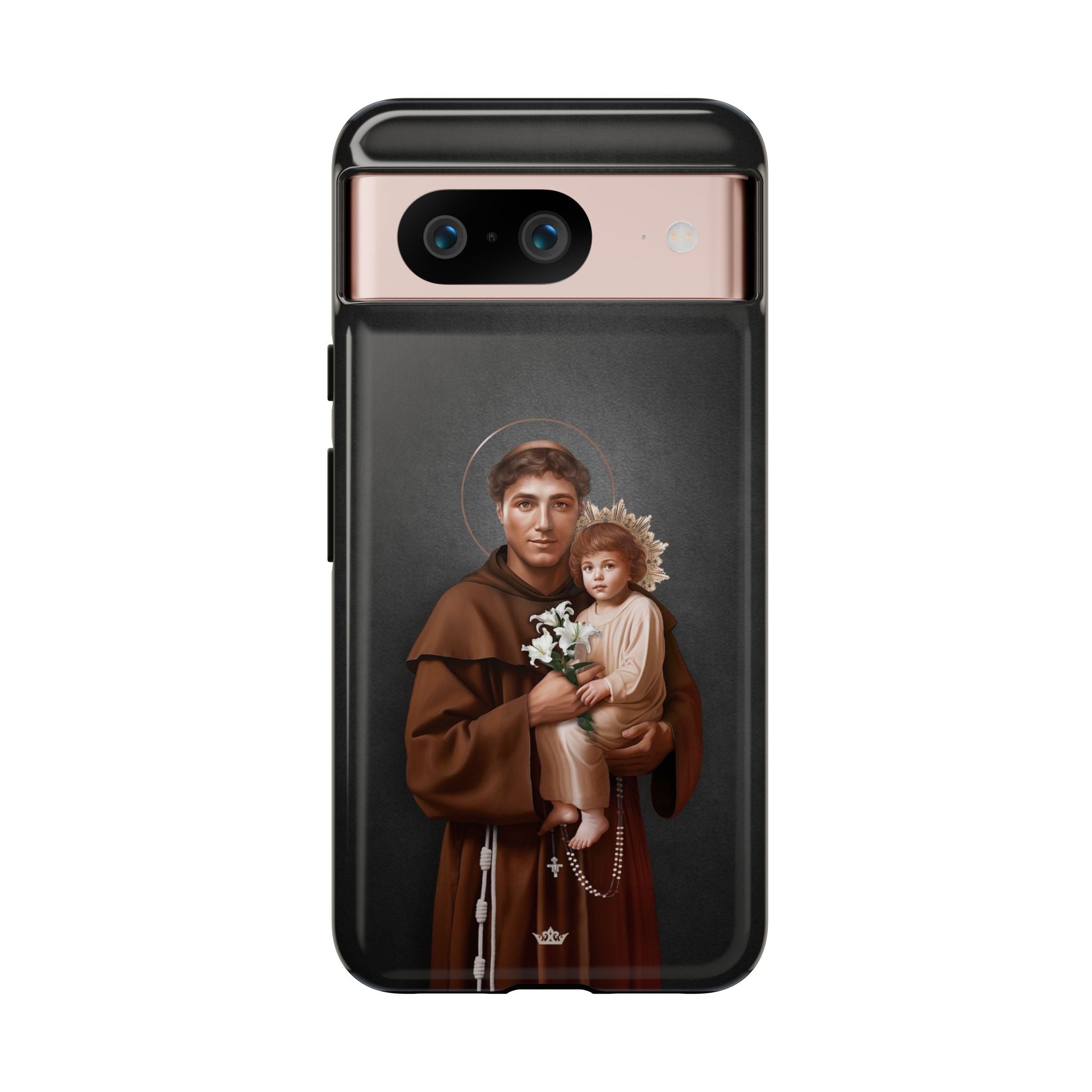 St. Anthony of Padua Hard Phone Case (Dark)