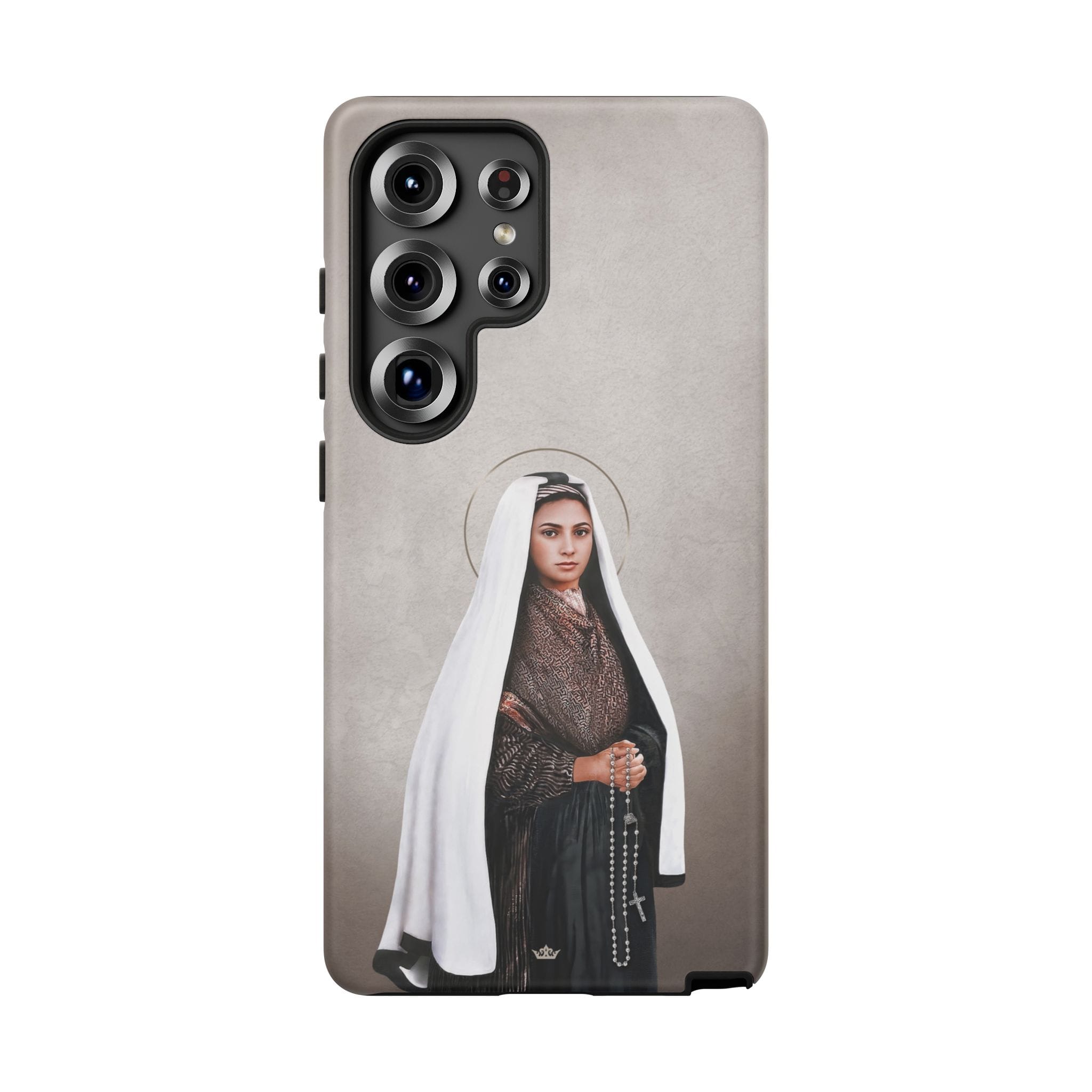 St. Bernadette Hard Phone Case (Light) Copyright VENXARA