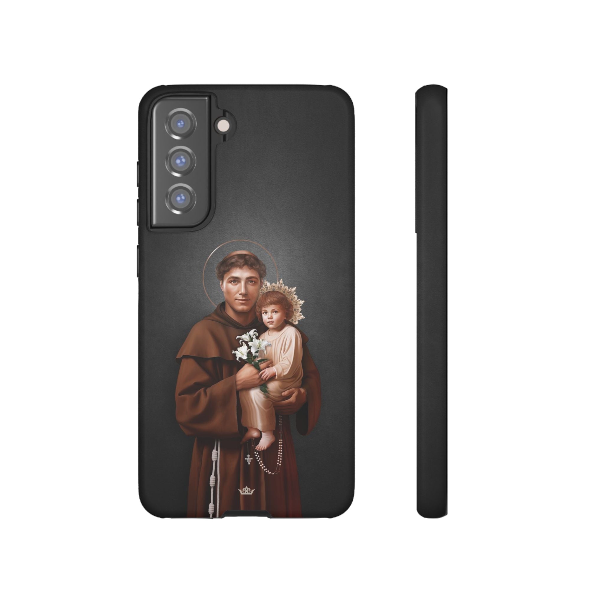 St. Anthony of Padua Hard Phone Case (Dark)