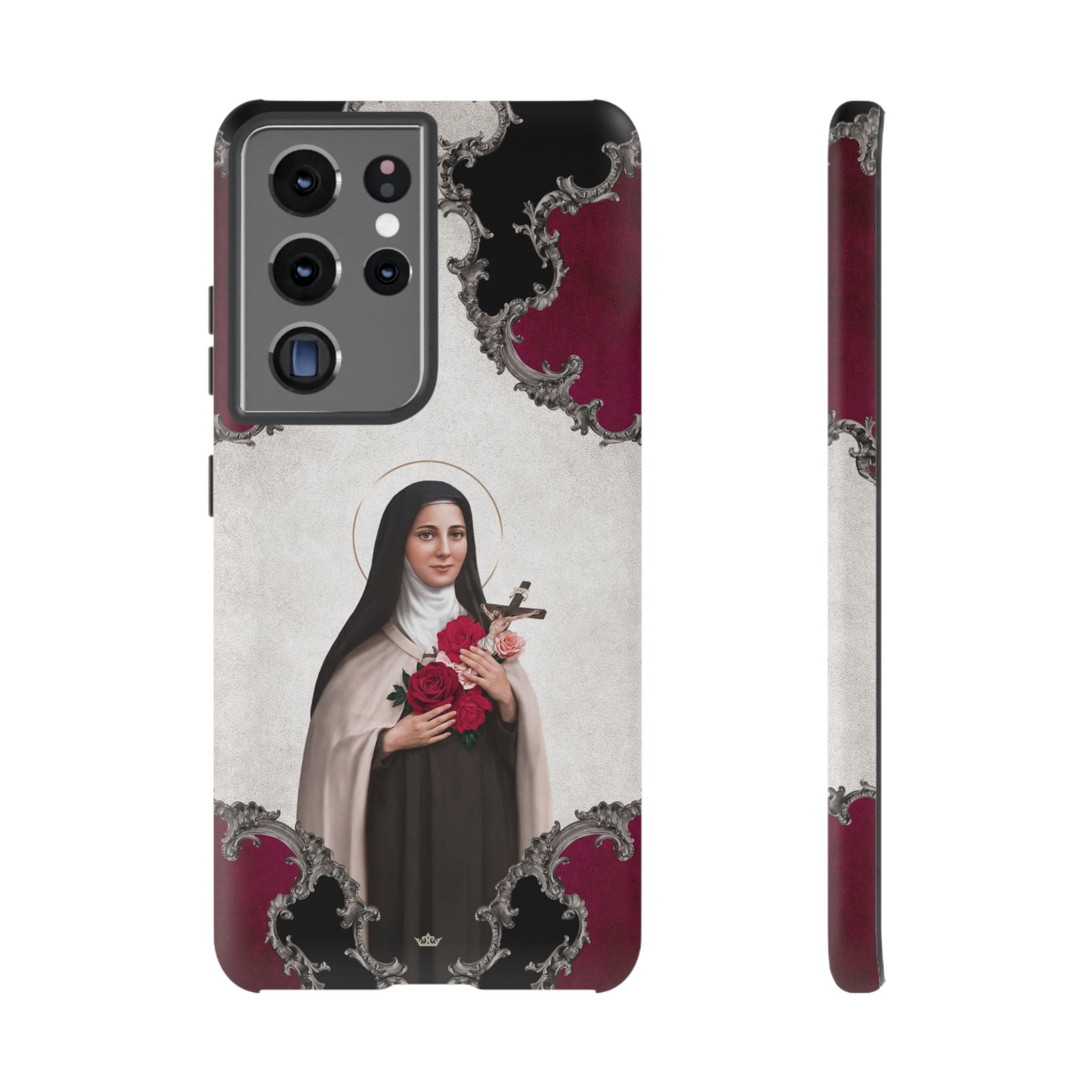 St. Therese of Lisieux Hard Phone Case (Baroque) Copyright VENXARA