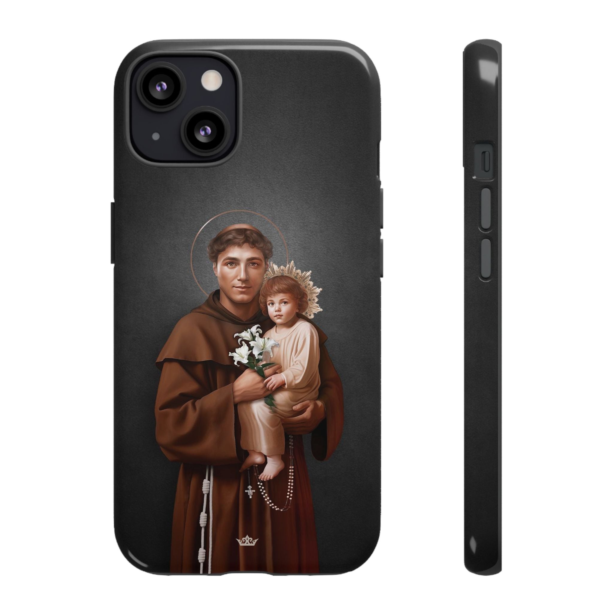 St. Anthony of Padua Hard Phone Case (Dark)