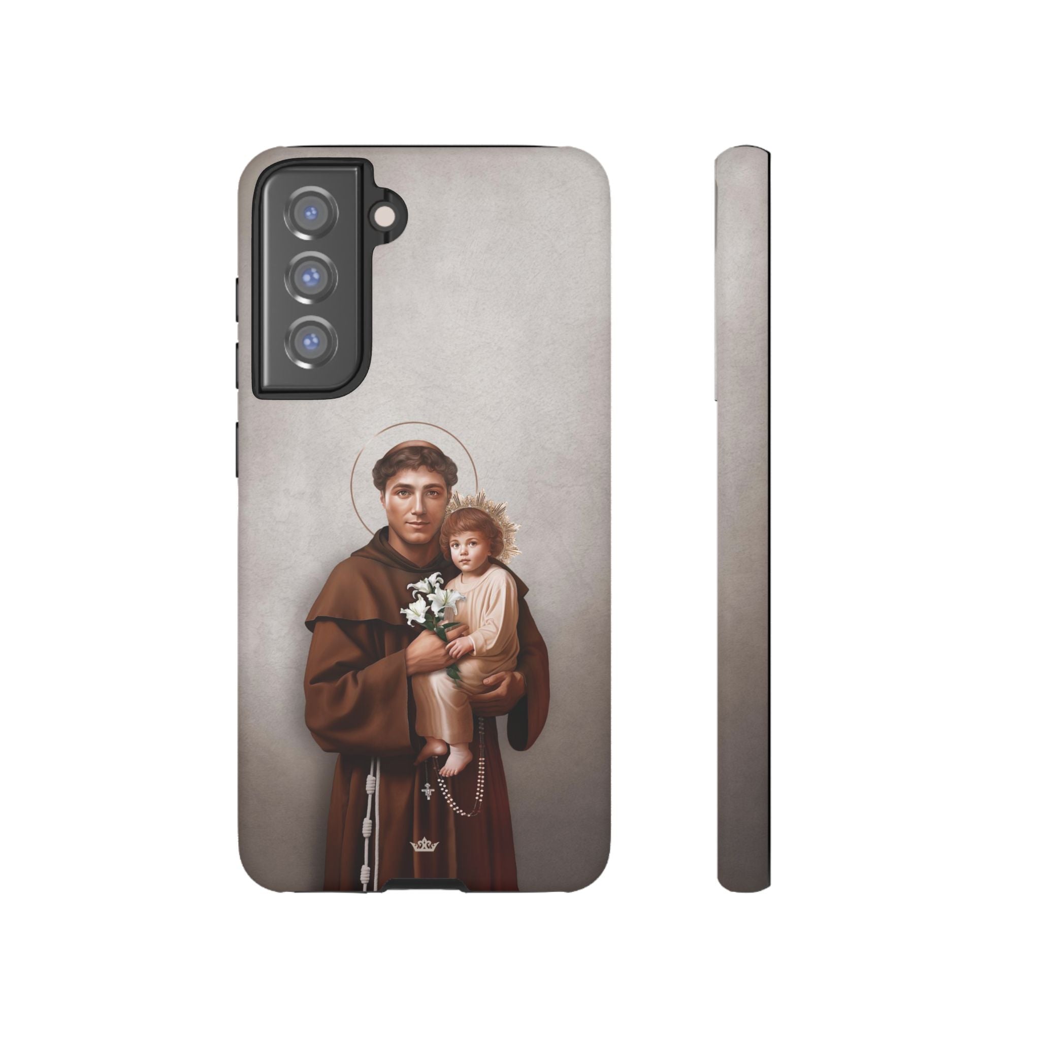 St. Anthony of Padua Hard Phone Case (Light)