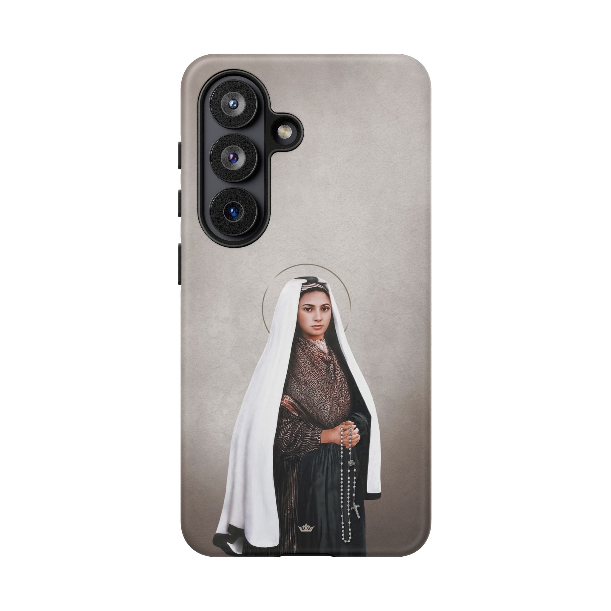St. Bernadette Hard Phone Case (Light) Copyright VENXARA