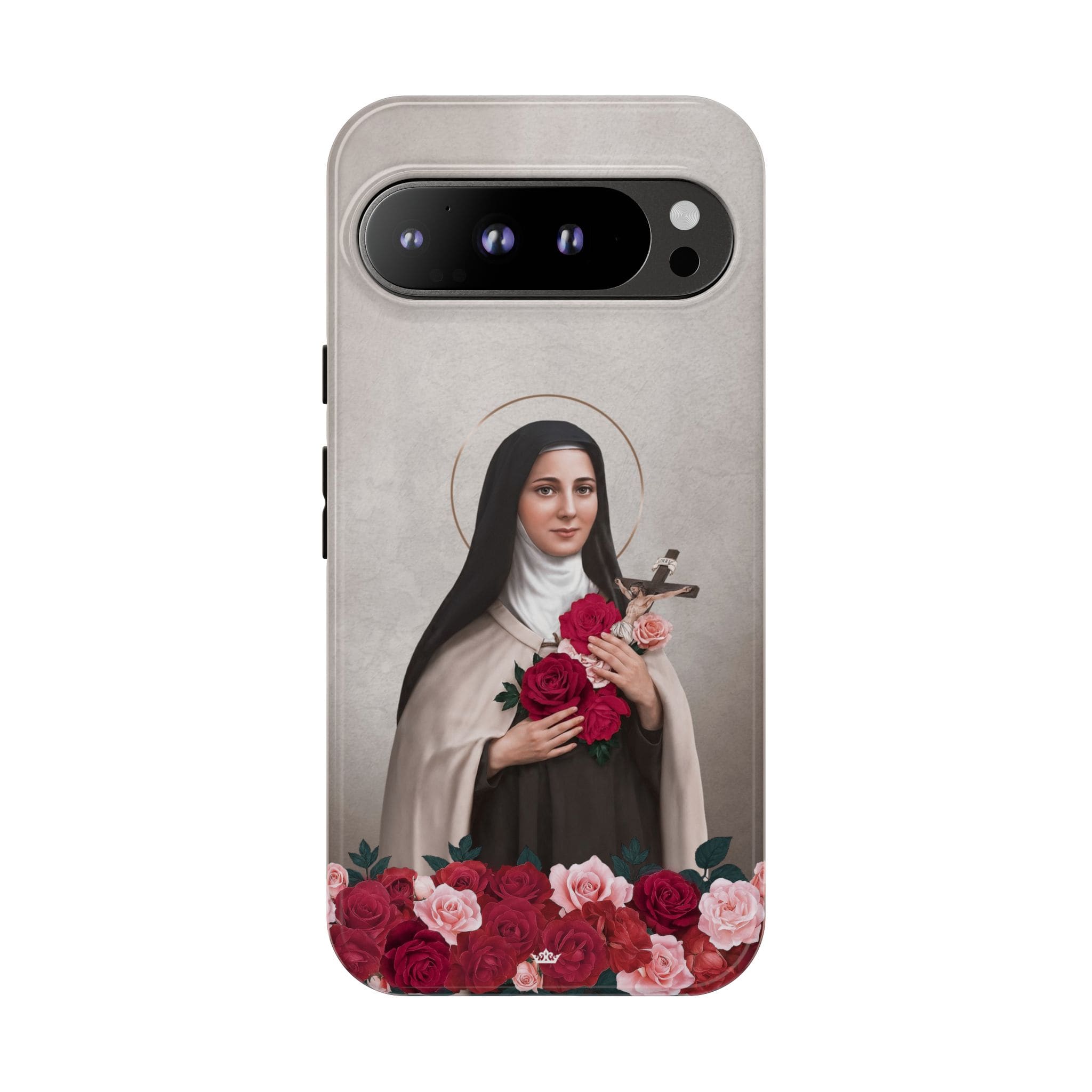 St. Therese of Lisieux Hard Phone Case (Light) Copyright VENXARA