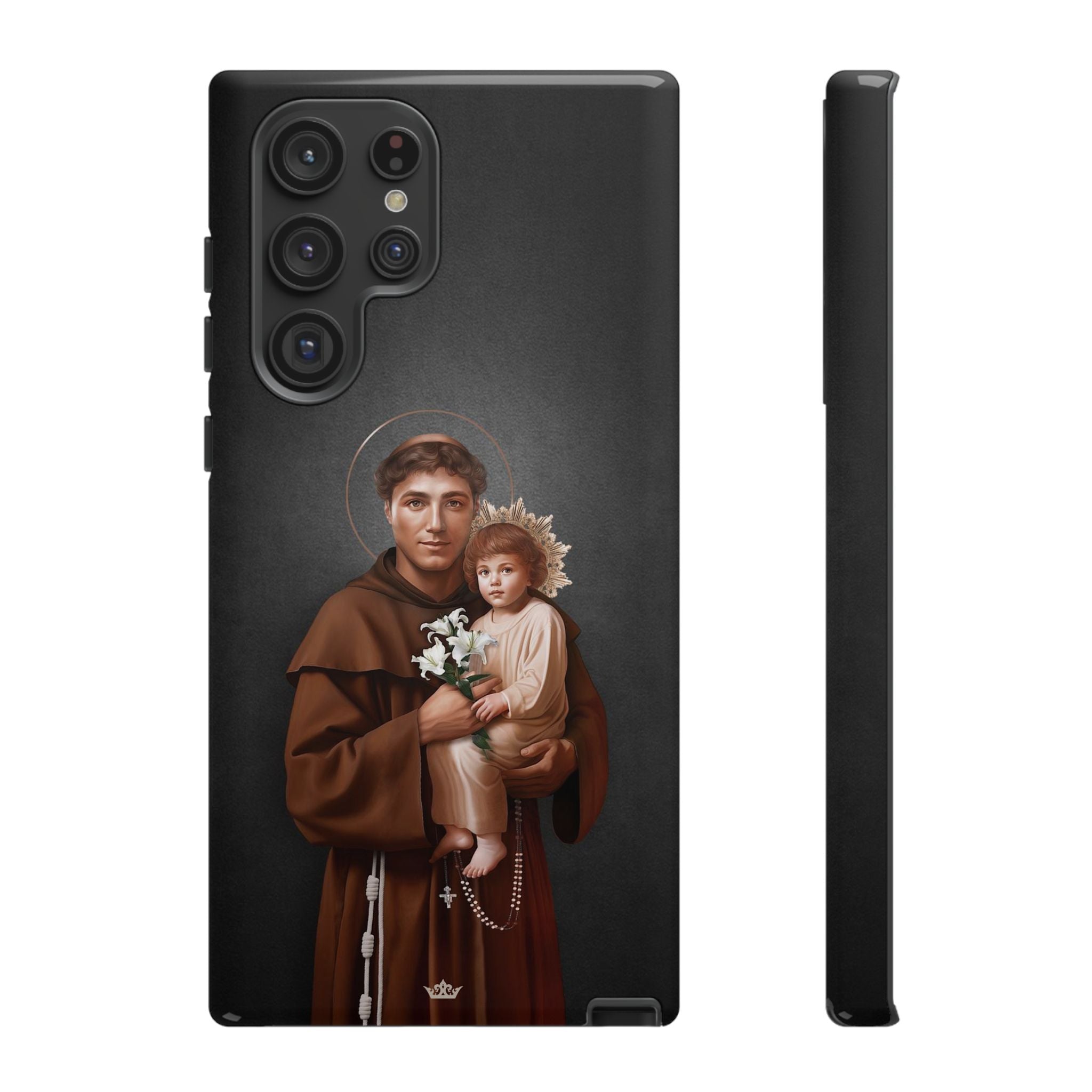 St. Anthony of Padua Hard Phone Case (Dark)