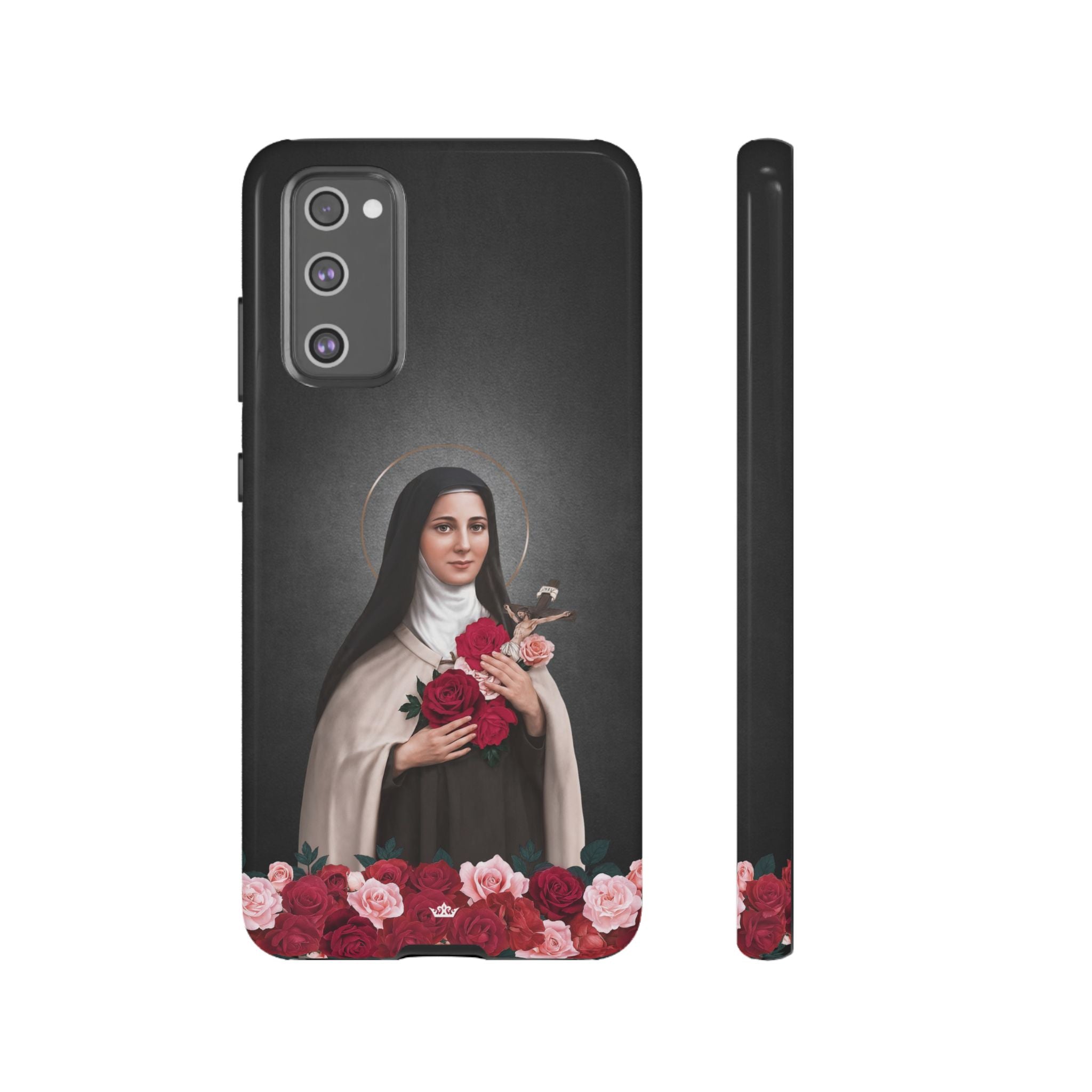 St. Therese of Lisieux Hard Phone Case (Dark)