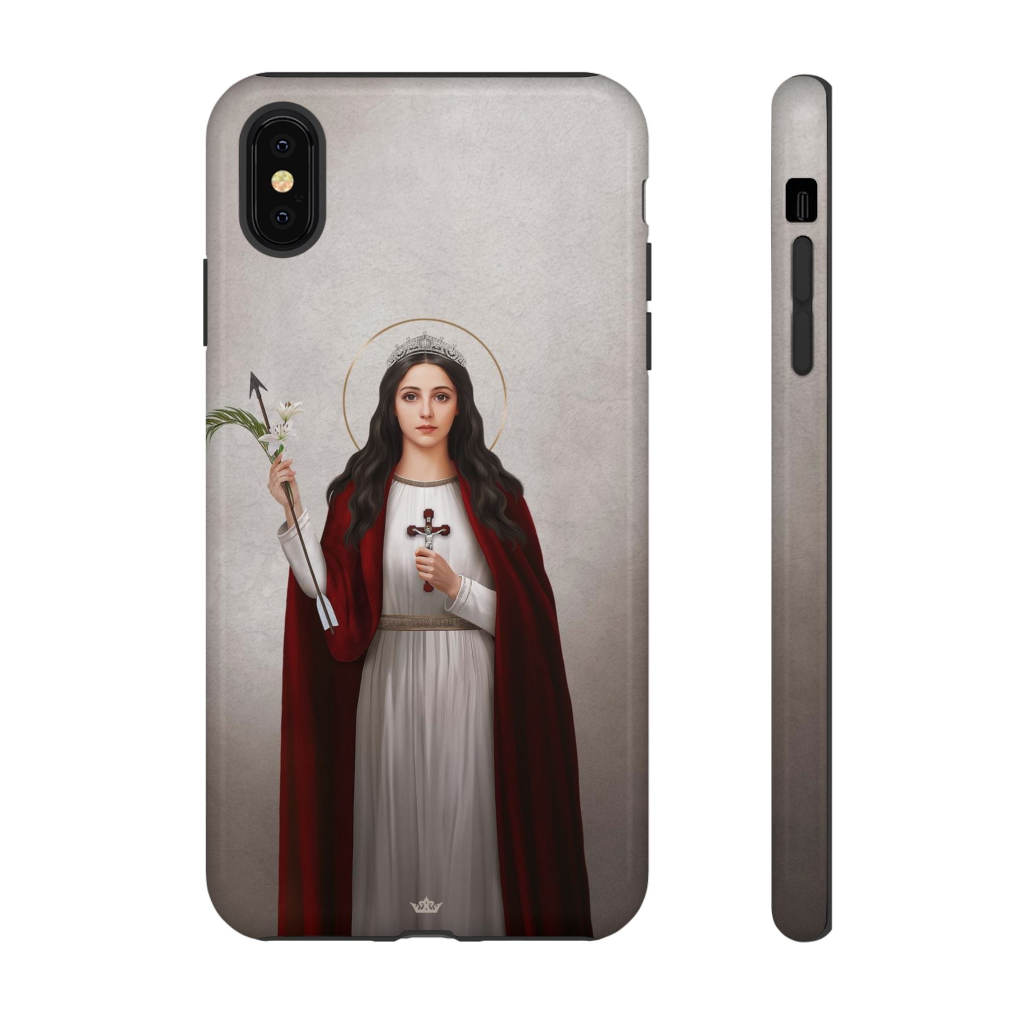 St. Philomena Hard Phone Case (Light)