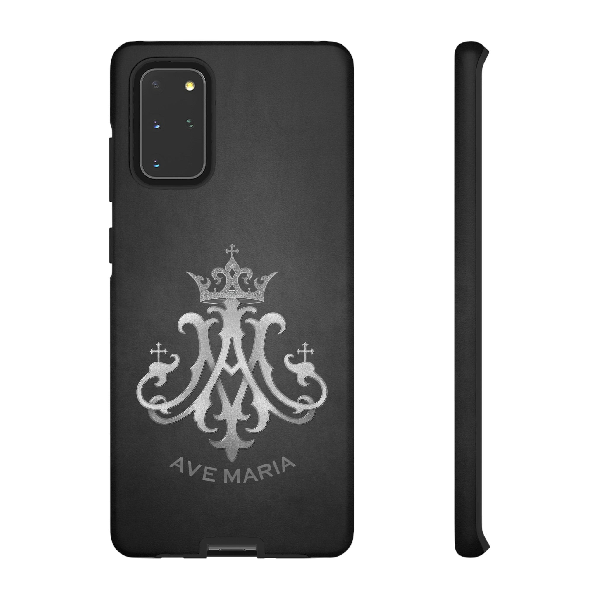 Ave Maria Hard Phone Case (Charcoal)