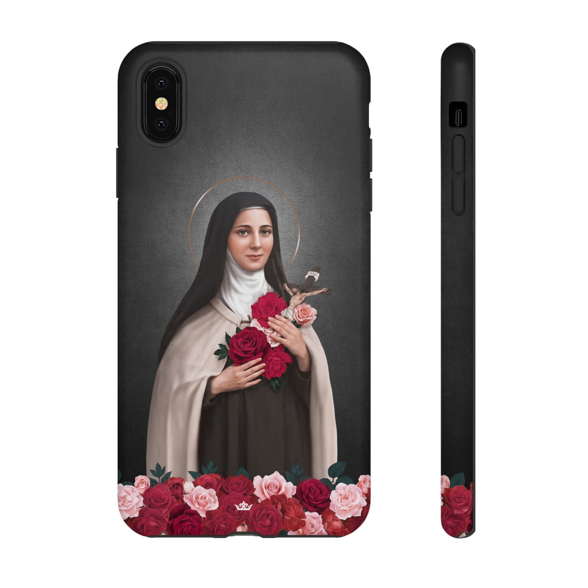 St. Therese of Lisieux Hard Phone Case (Dark)