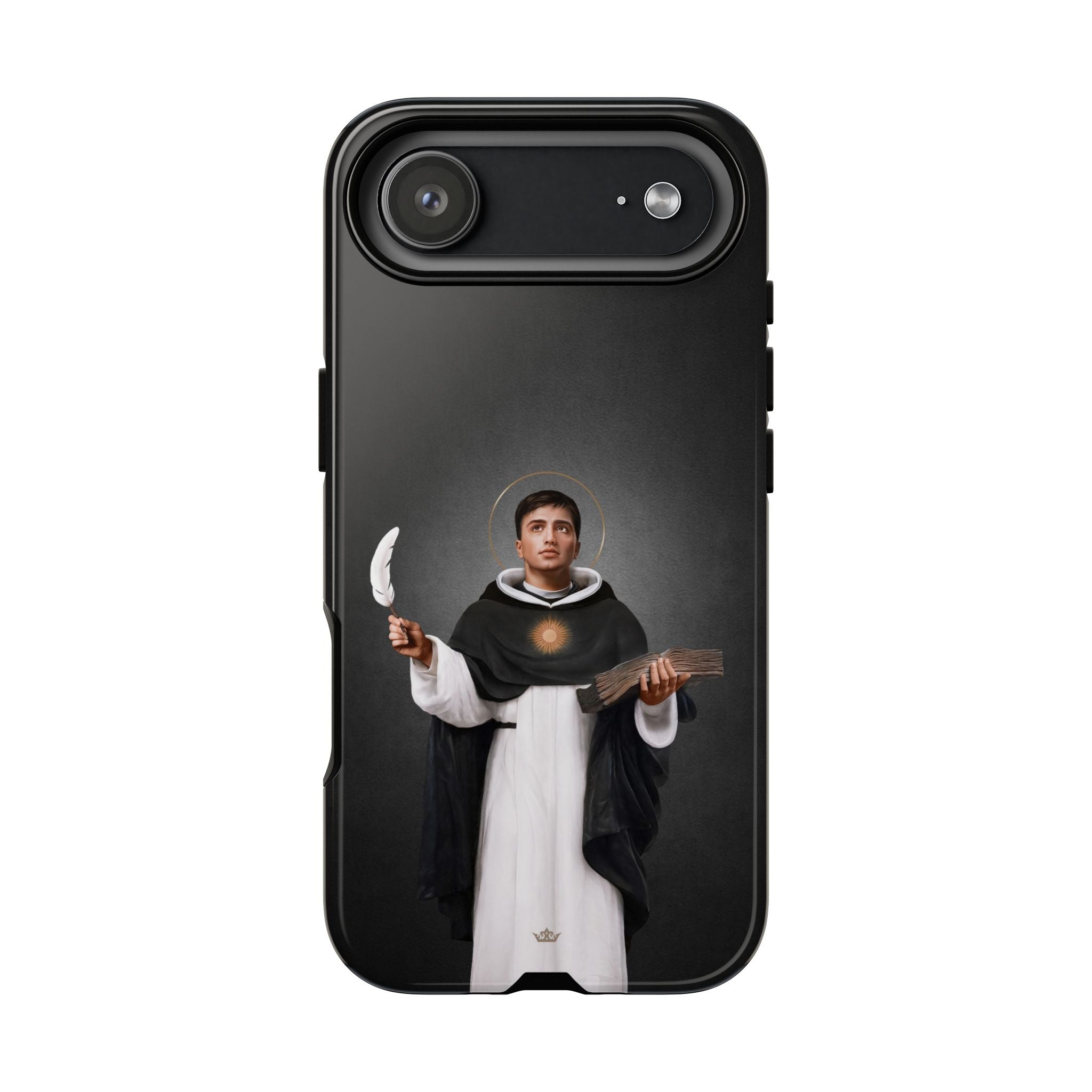 St. Thomas Aquinas Hard Phone Case (Dark)